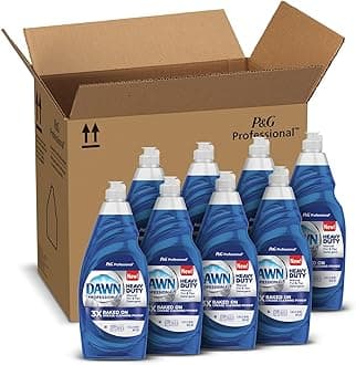 Dawn Heavy Duty Manual Pot and Pan Dish Soap Detergent, 38 fl oz (Case of 8)