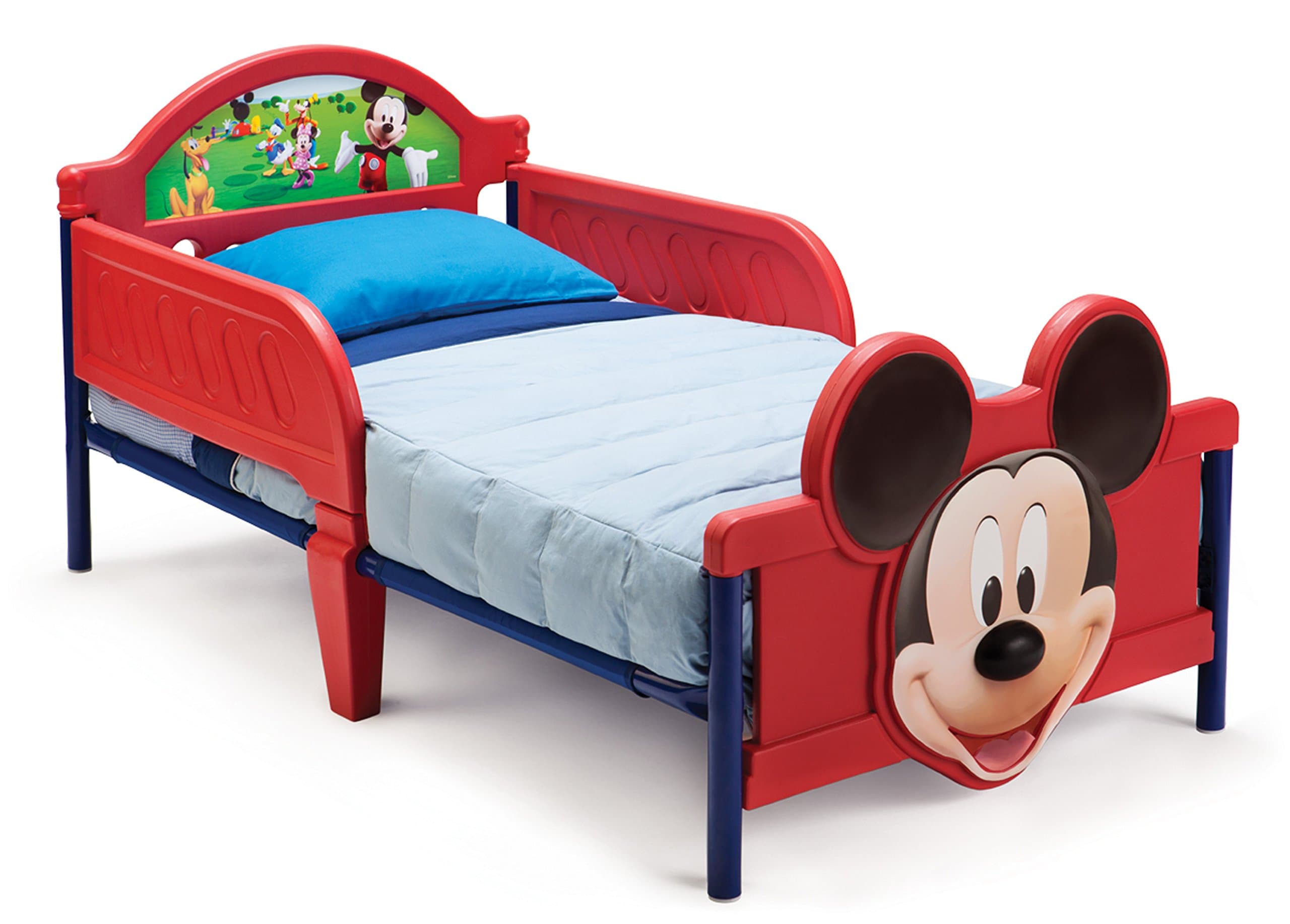 Delta Children Disney Plastic 3D Bed for Kids - Mickey Mouse