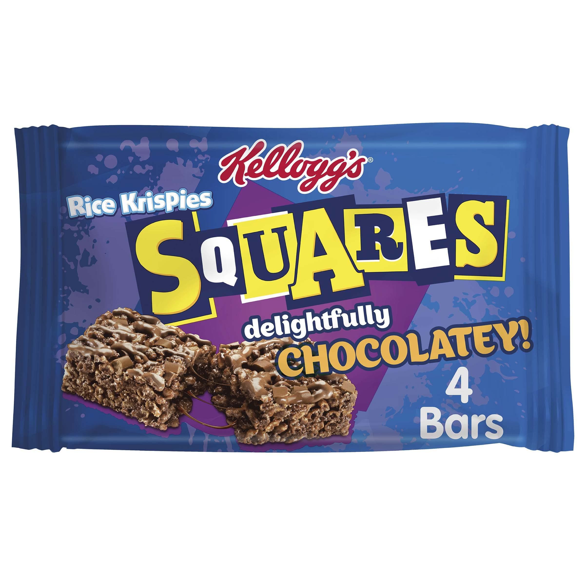 Kellogg's Rice Krispie Chocolate Squares - 4 x 36g