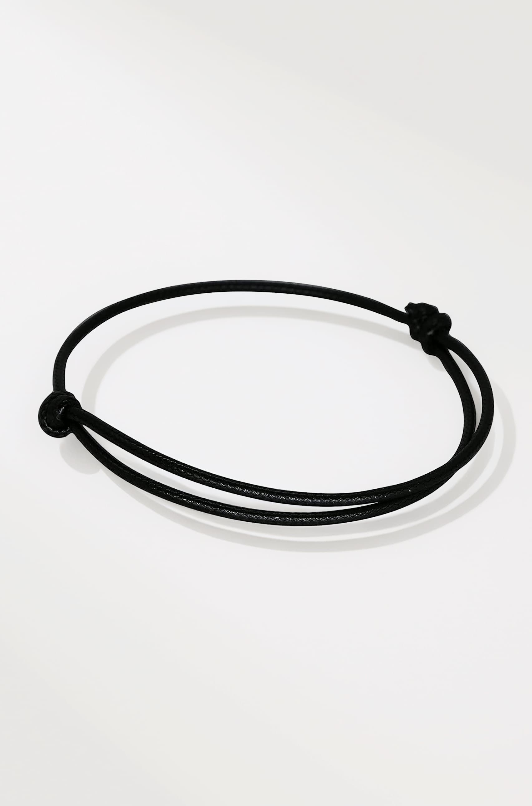 - EVIL EYE BLACK THREAD EvilEye Pack Of 1 Black Thread Bracelet Stylish Adjustable Nautical Braided Rope Wrist Band for Men Women Girls Boys (Black)