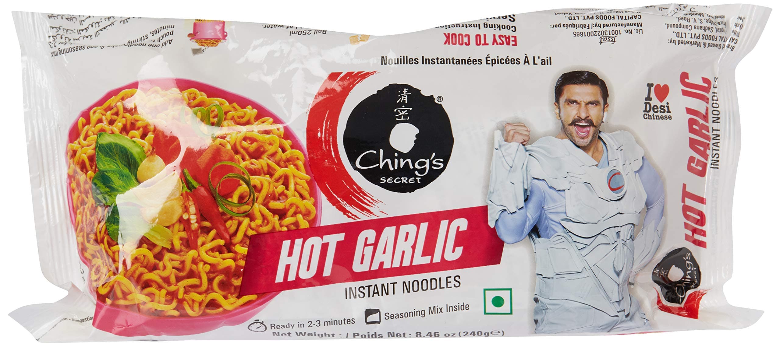 Ching's Hot Garlic Noodles, 240g