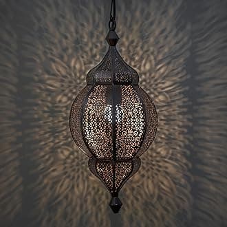 Moroccan Pendant Light (Antique Copper)(Corded Electric)