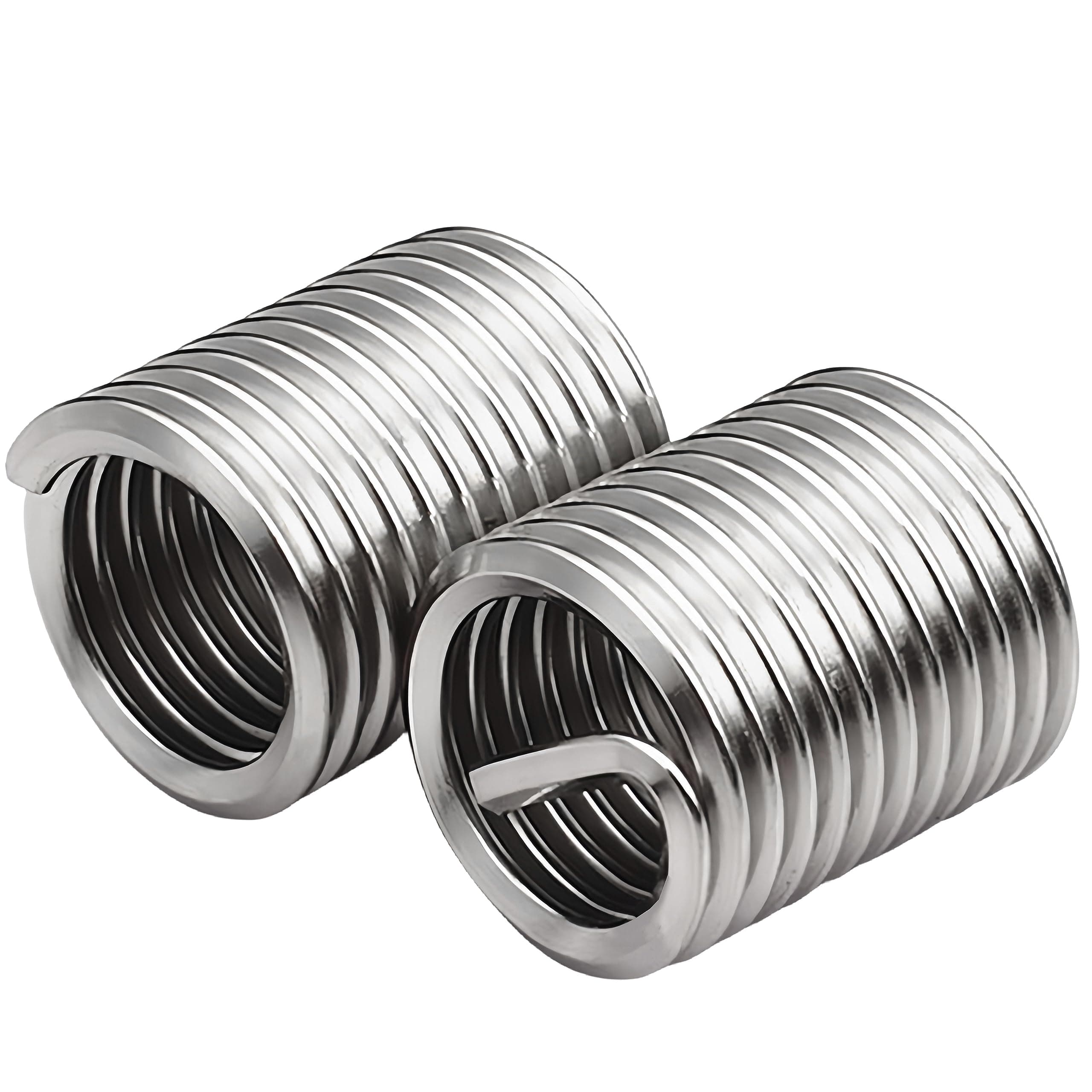 M24 x 3mm x 1.5D Helicoil Wire Inner Thread Inserts, Coiled Wire Helical Screws, 304 Stainless Steel, Metric, 5Pcs