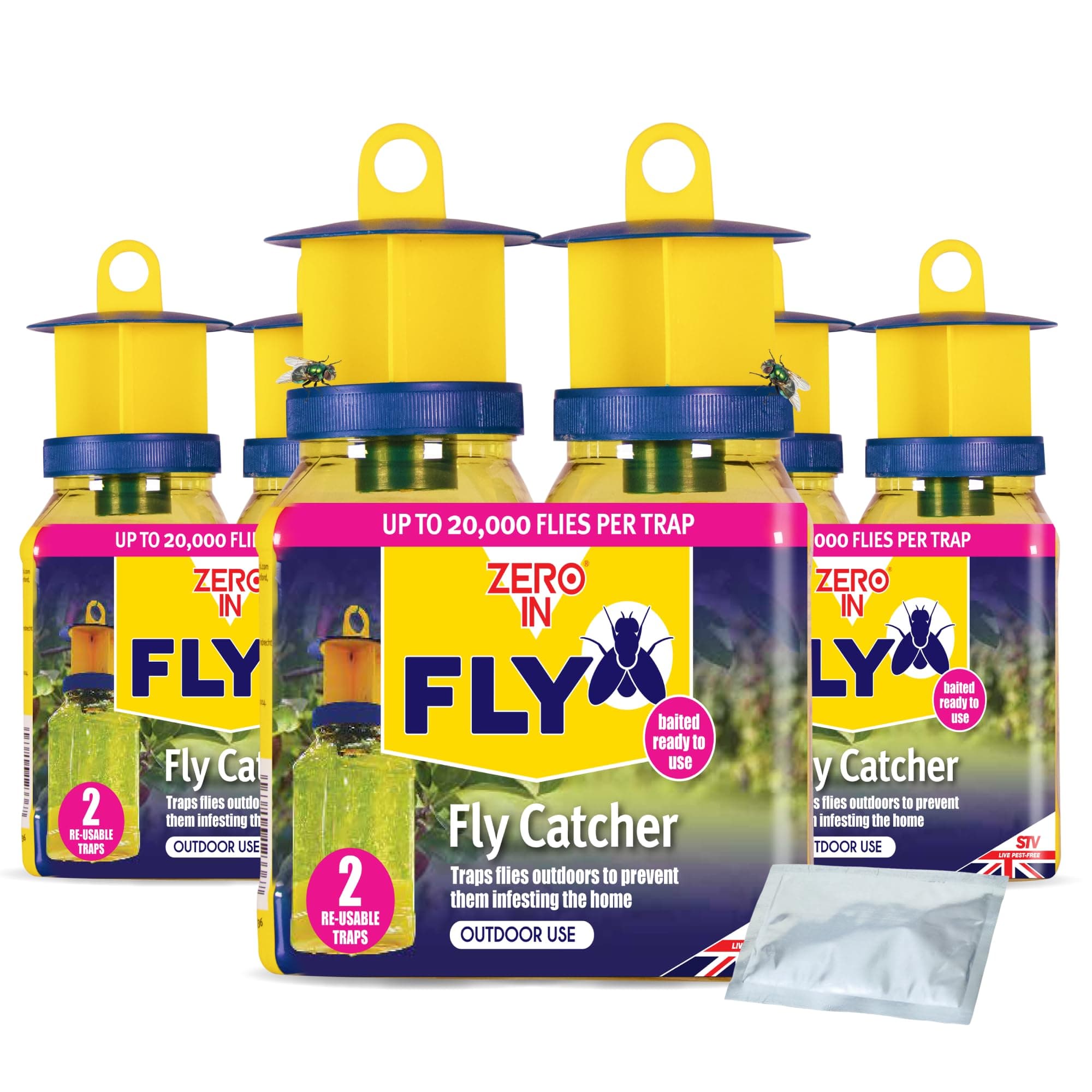 Ready-Baited Outdoor Fly Trap