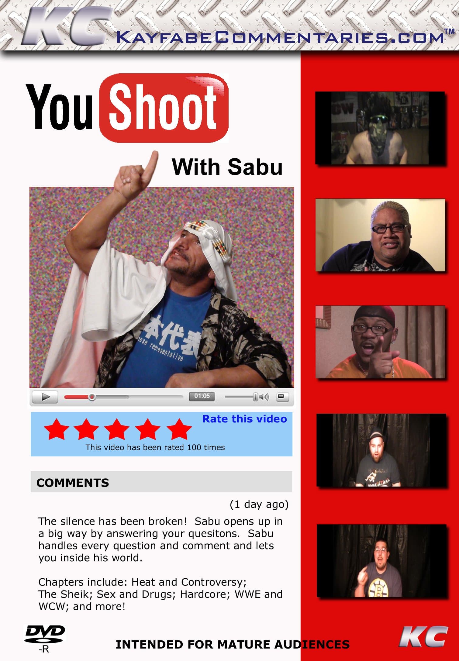 Official YouShoot Interview with Sabu DVD