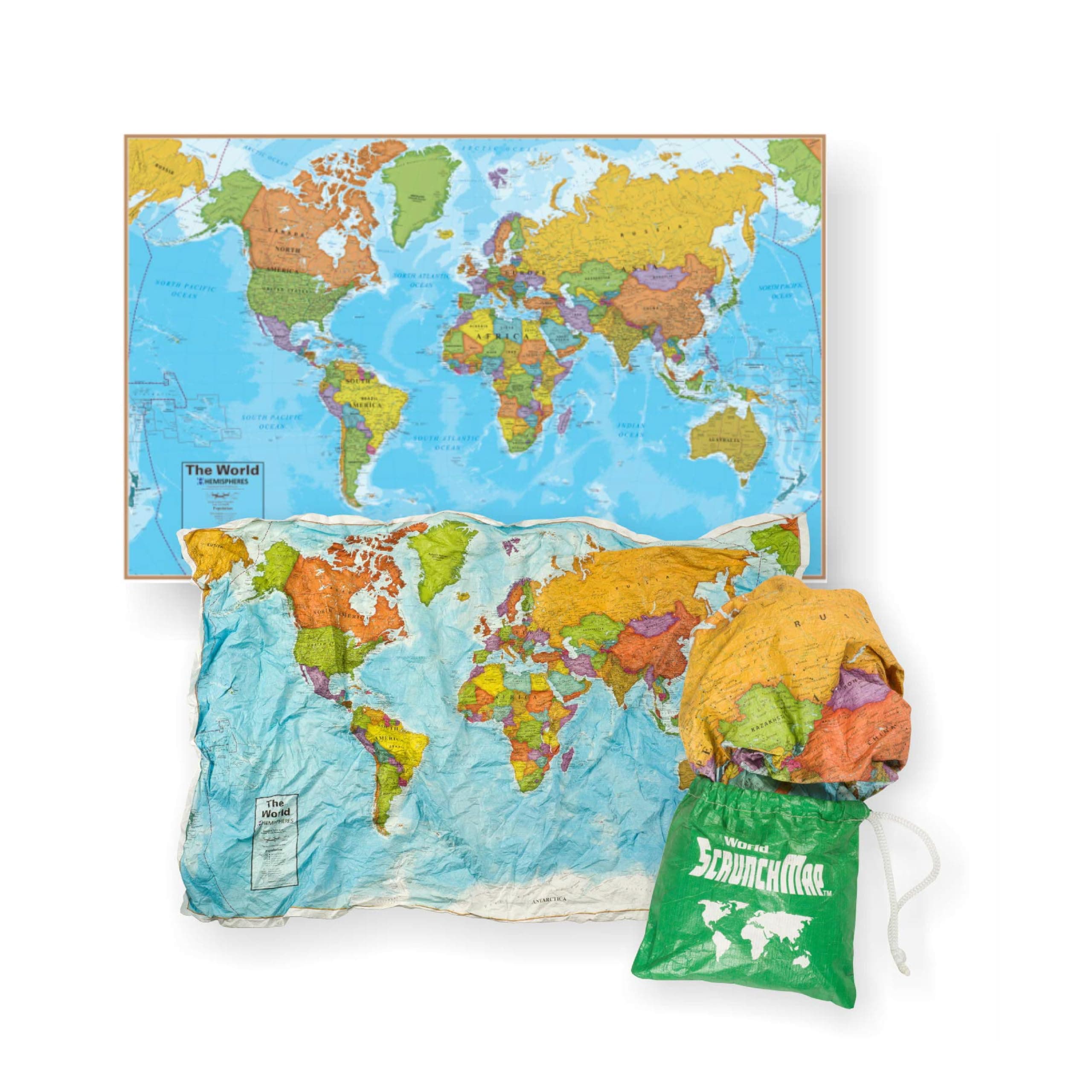 World Scrunch Map by ROUND WORLD PRODUCTS