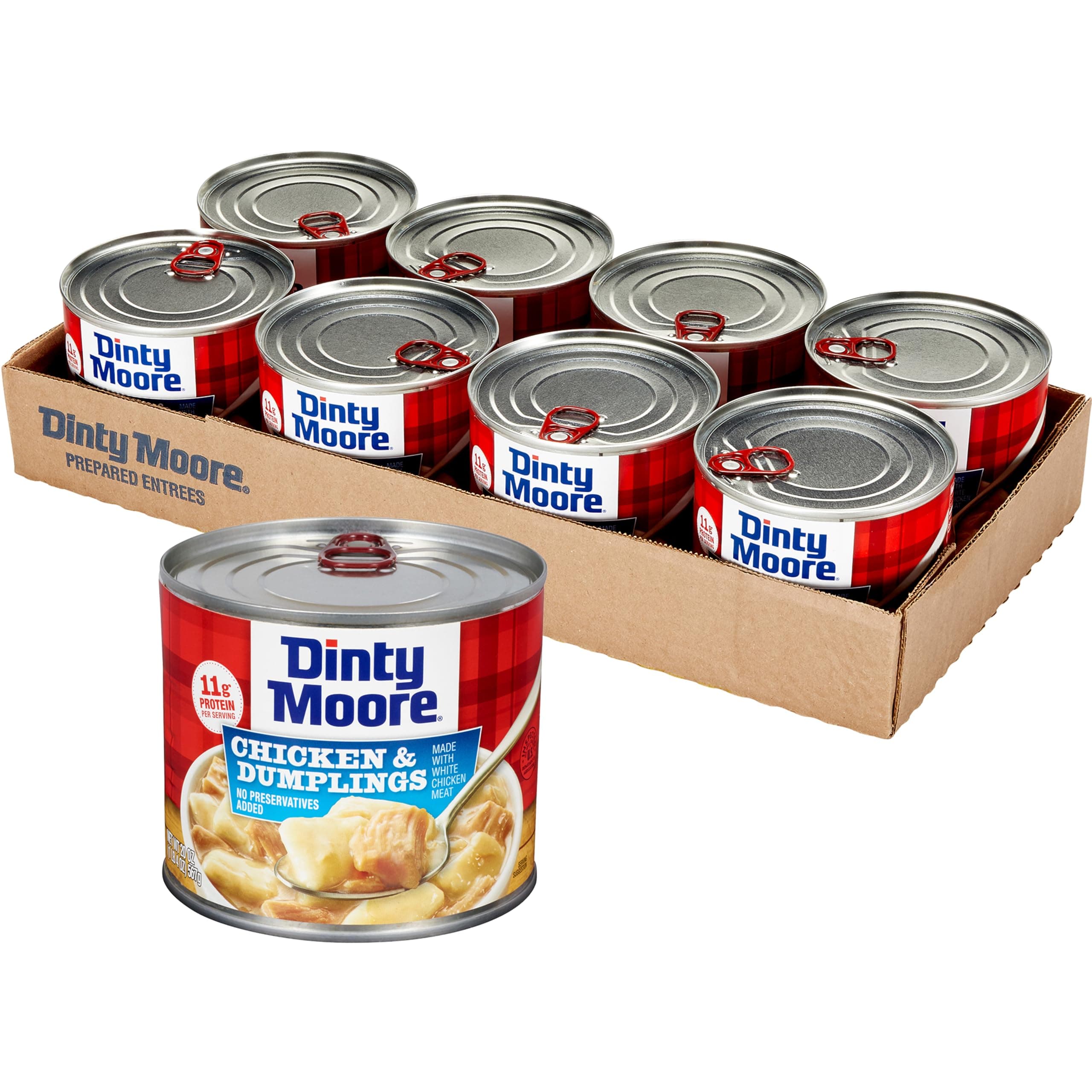 Dinty Moore Food Can, Chicken & Dumpling, 20 Oz, Pack of 8