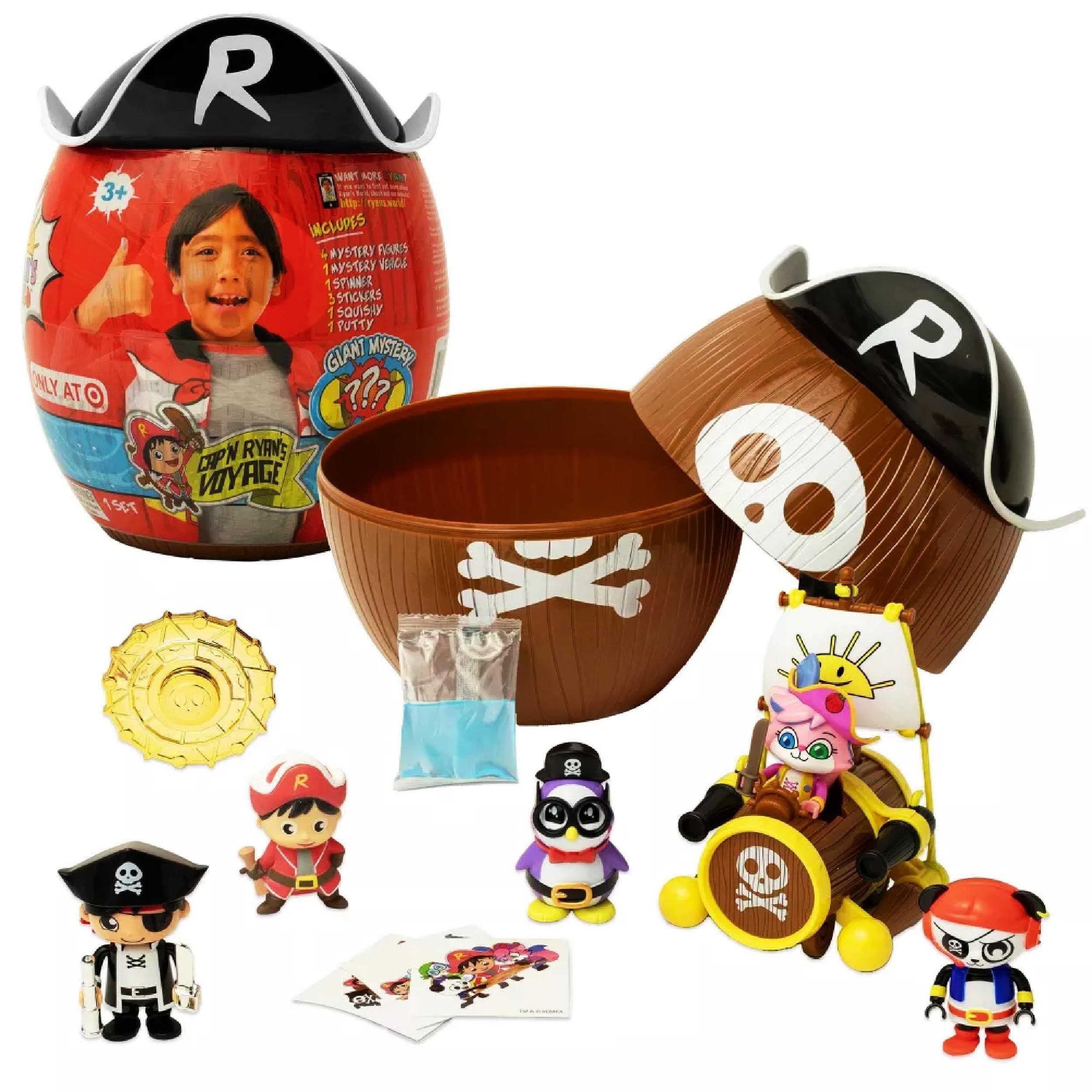 RYAN'S WORLDGiant Pirate Mystery Egg