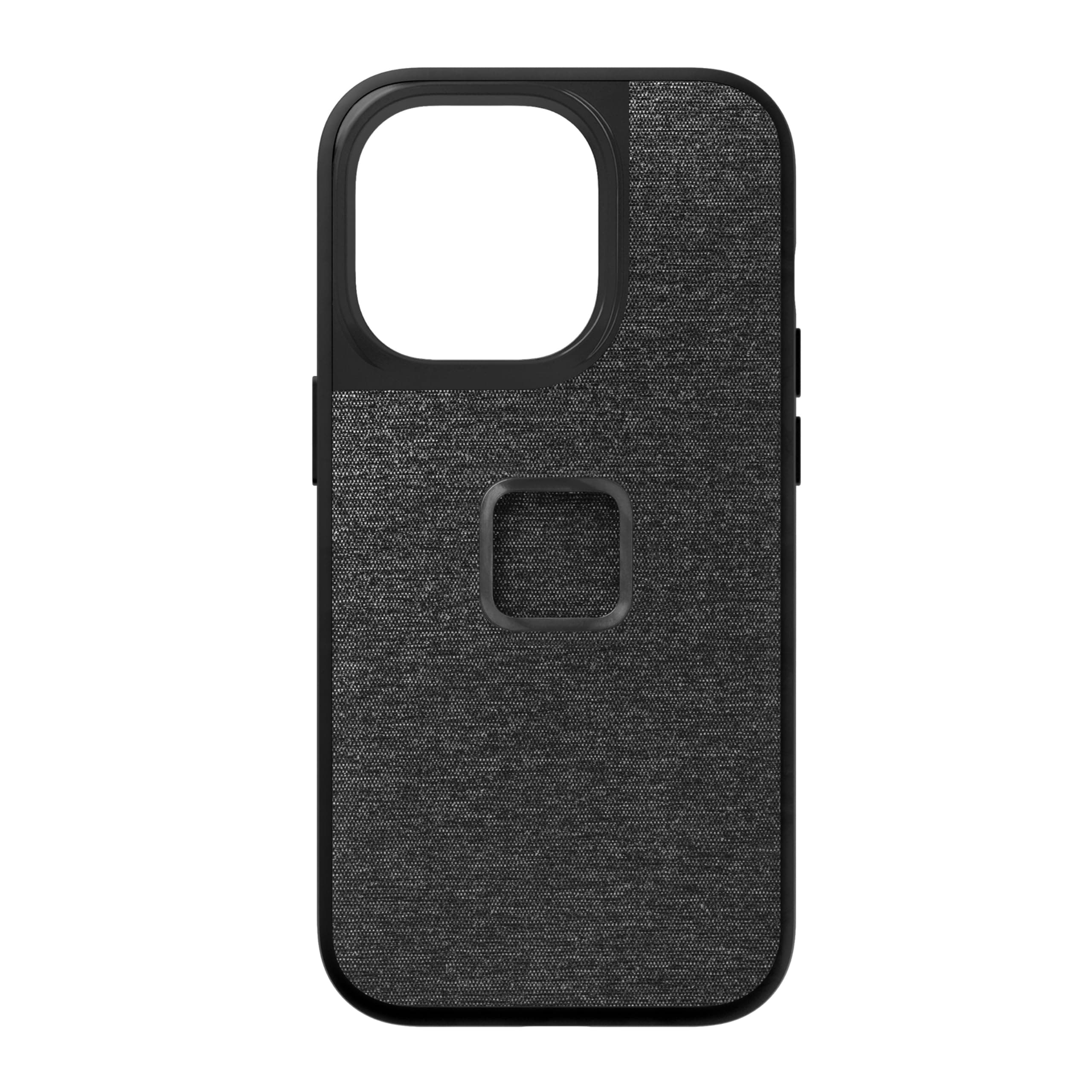 Mobile Everyday Phone Case for iPhone 14 Pro, Charcoal, Slim Profile, 2M Drop Protection, Weatherproof Fabric Shell, SlimLink Connects to Mobile Mounts & Gear