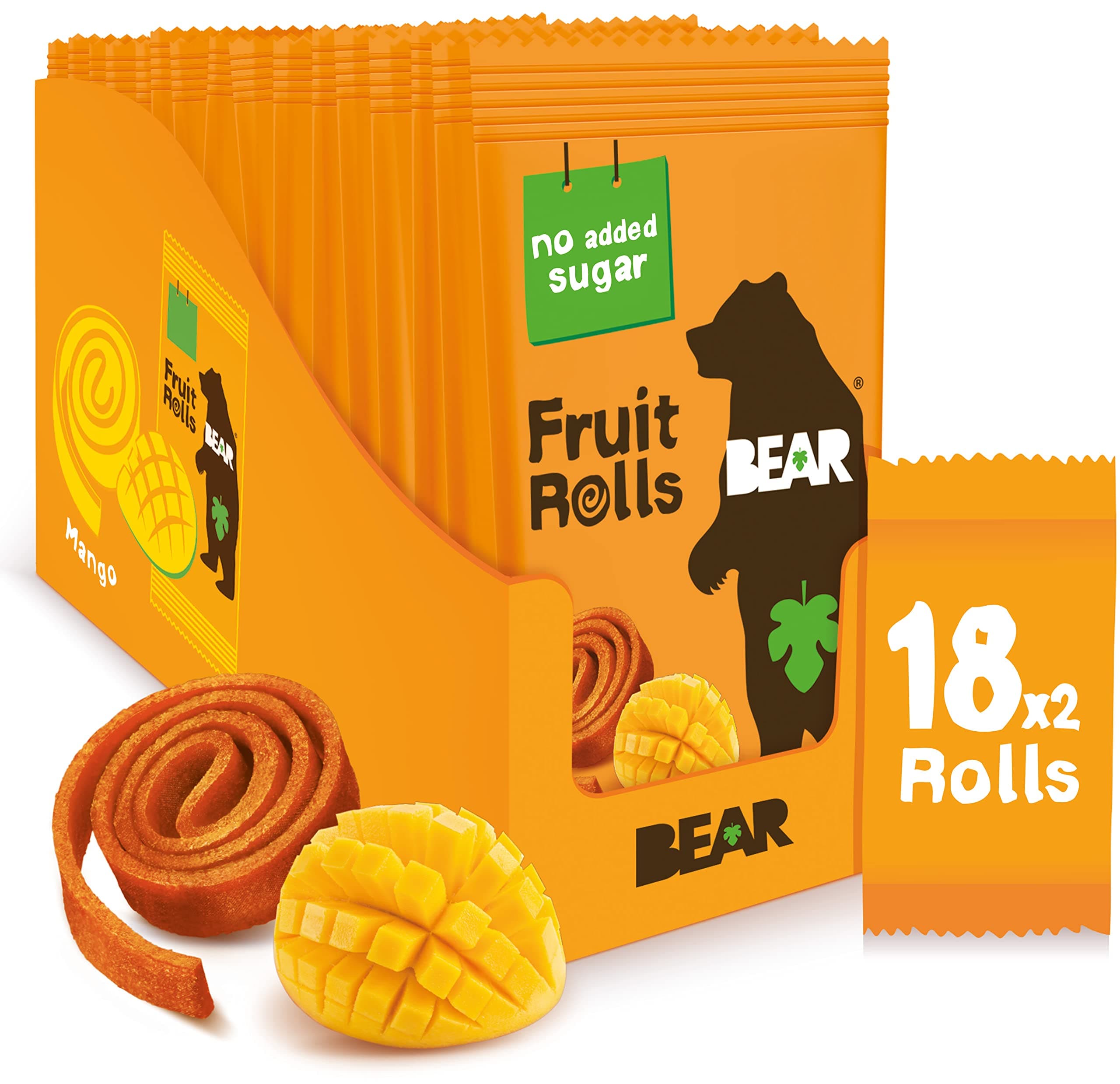 BEAR Fruit Rolls Mango 18 x 20g