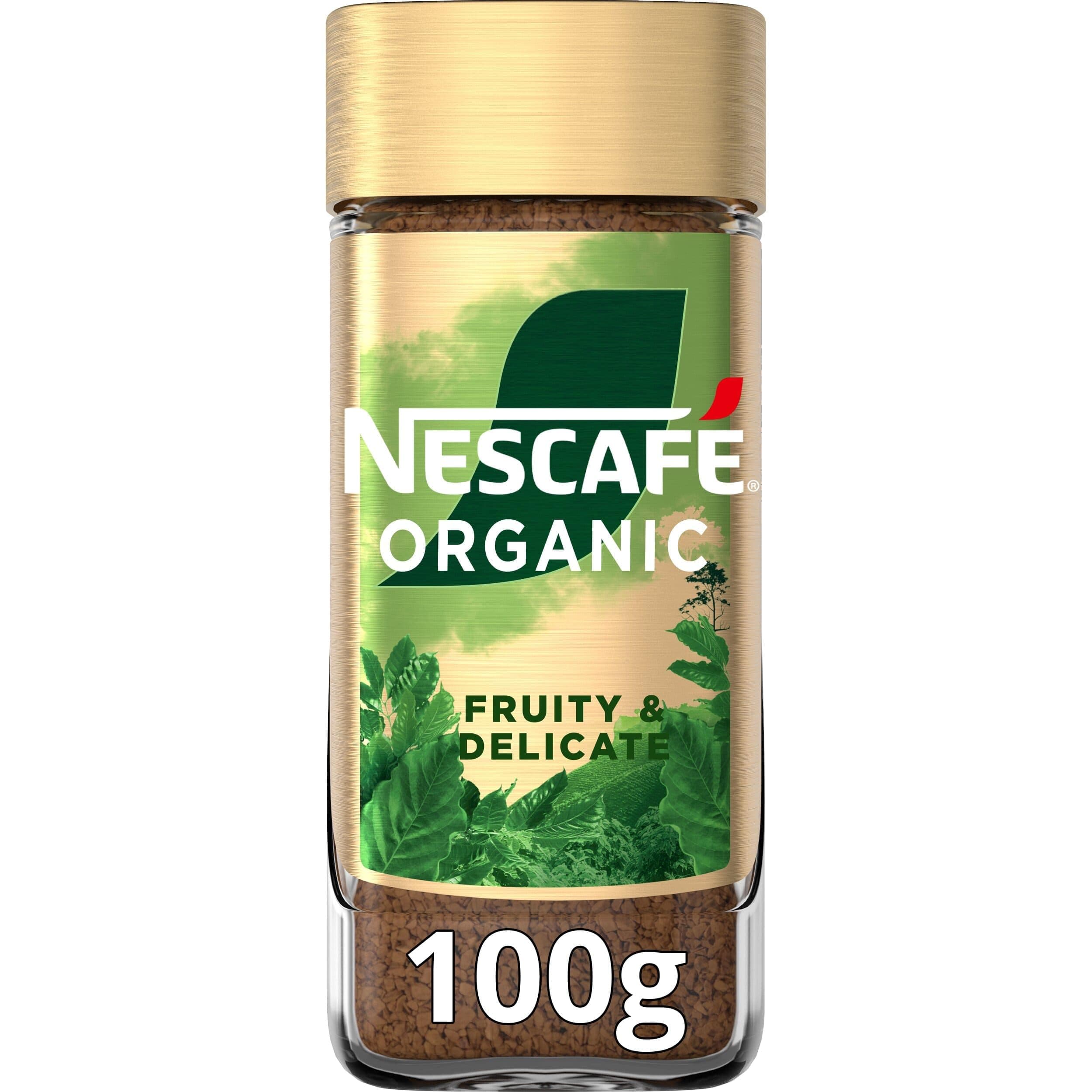 Nescafe Gold Organic Instant Coffee Jar, 100g