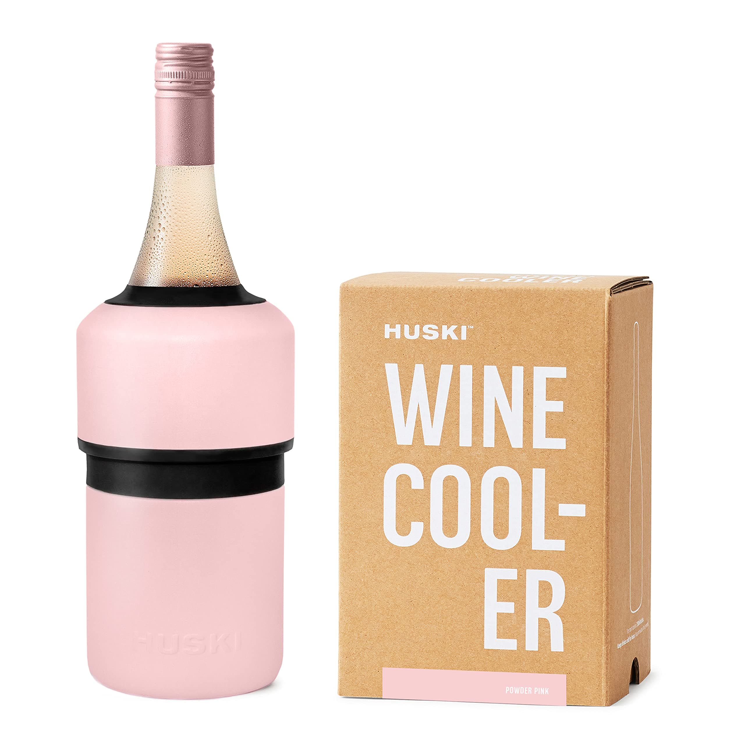 Wine Chiller | Award Winning Iceless Design | Keeps Wine Cold up to 6 Hours | Next Generation Ice Bucket | Fits Some Champagne Bottles | for Wine Lovers (Pink)