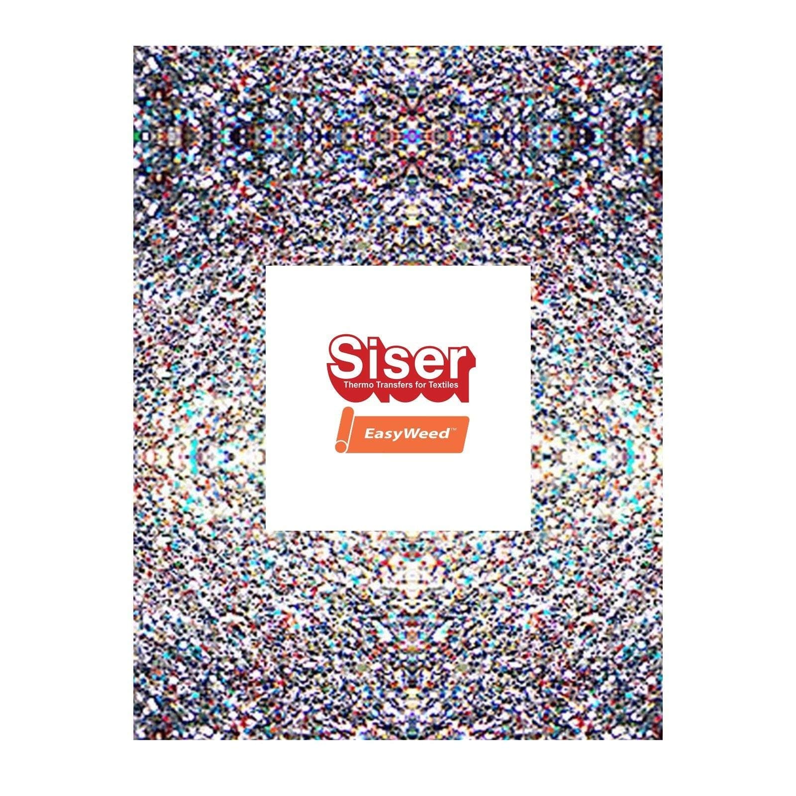 A4 Vinyl Sheets - Siser Easyweed - HTV Iron On Heat - Light Multi Glitter - Choose Quantity (20 x Light Multi Glitter - A4 Sheet HTV)