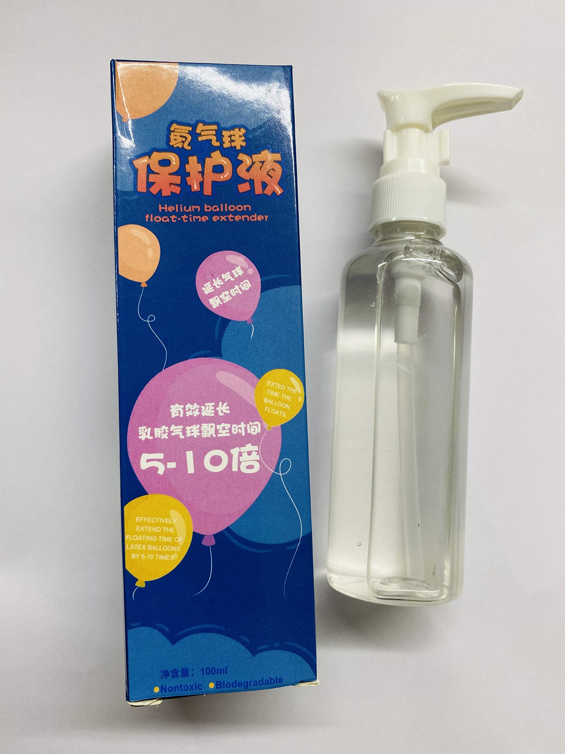PARTY TIME - Helium Balloon Float-Time Extender (1 Bottle - 100ml)