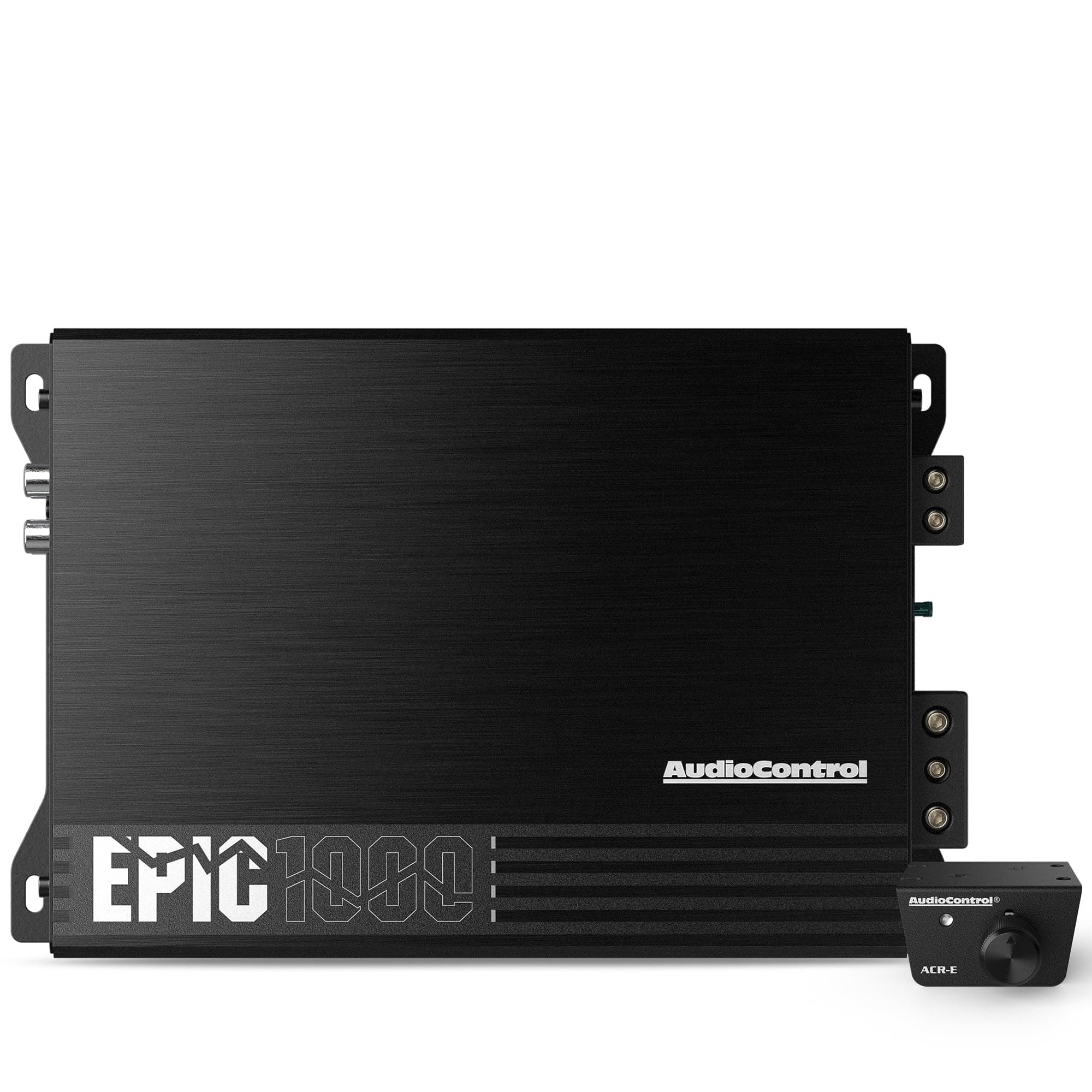 EPIC1000 Monoblock Amplifier Car Audio 1000W RMS, Compact Class D Subwoofer Amplifier, Low Pass & Subsonic Filter, Epic Boost Bass Equalizer, Includes Bass Knob for Amp, Epicenter Link