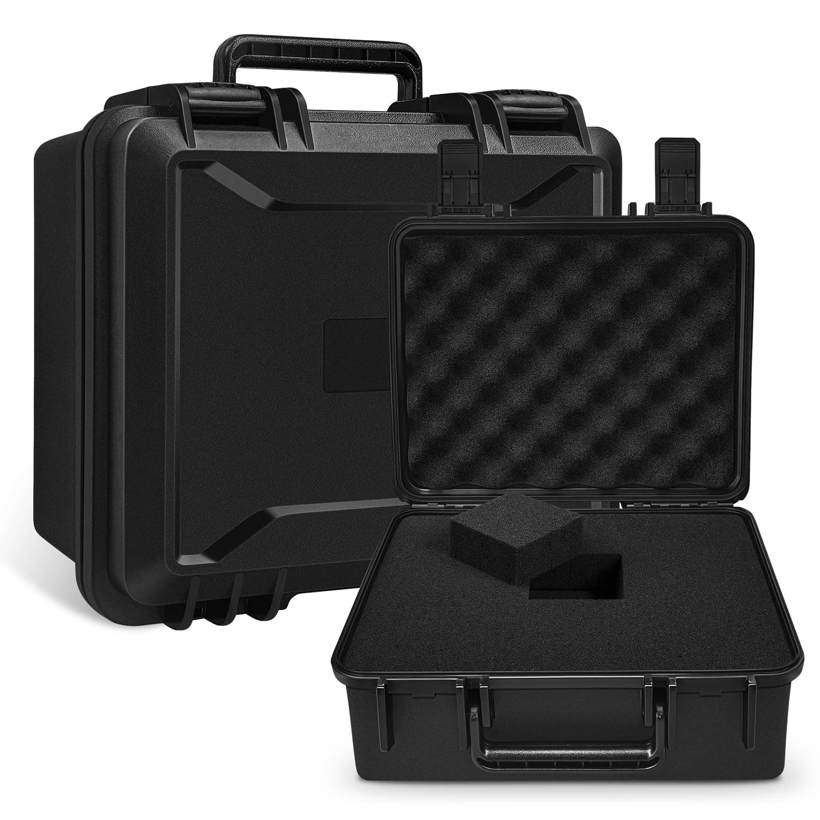 ICIMBI 11 Inch Foam Case with Customizable Foam for Test Instruments, Camera Accessories, Equipment, Electronics, and Tools & More – 11.4 x 9.8 x 5.7 Inches