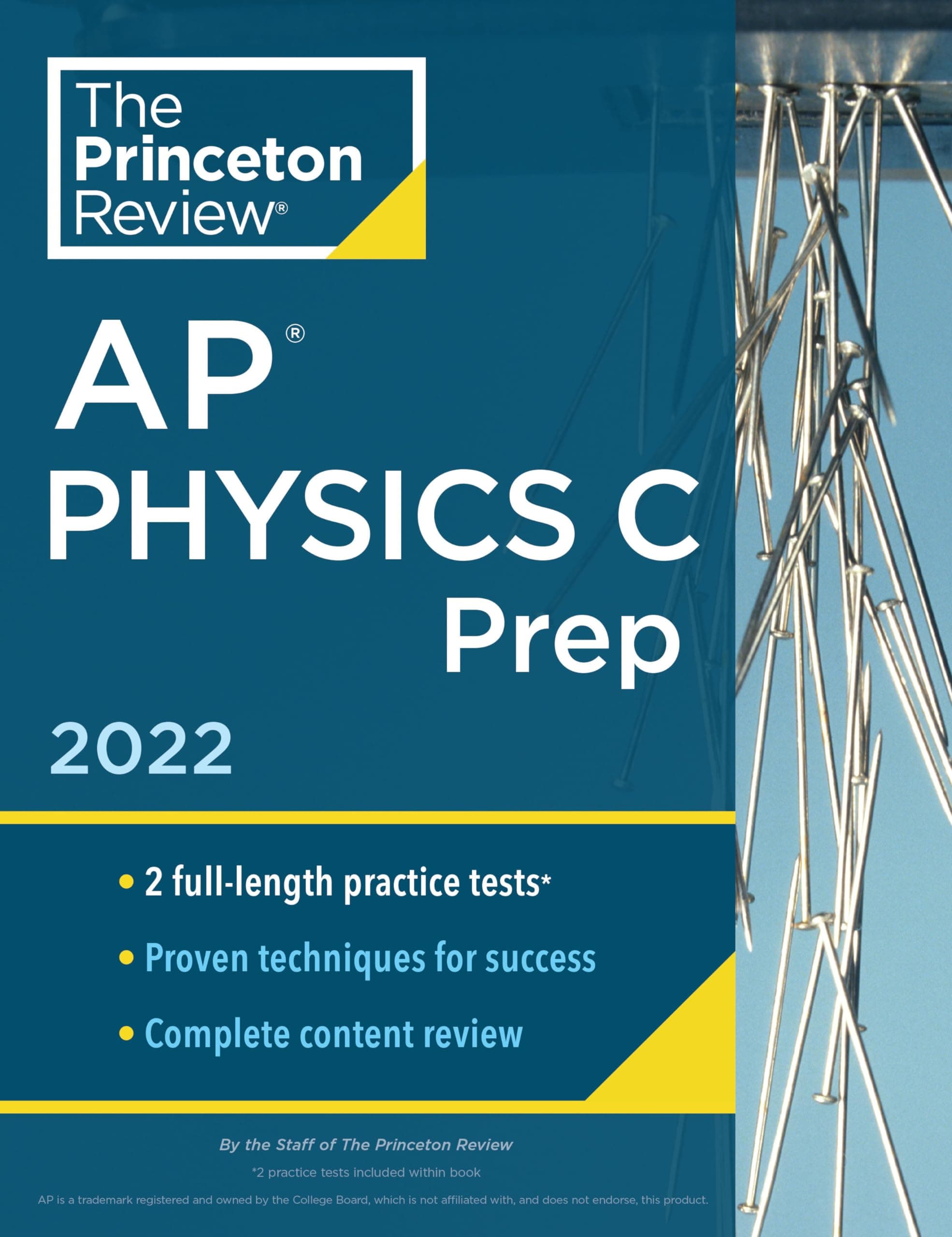 Princeton Review AP Physics C Prep, 2022: Practice Tests + Complete Content Review + Strategies & Techniques (College Test Preparation) Paperback – 3 August 2021