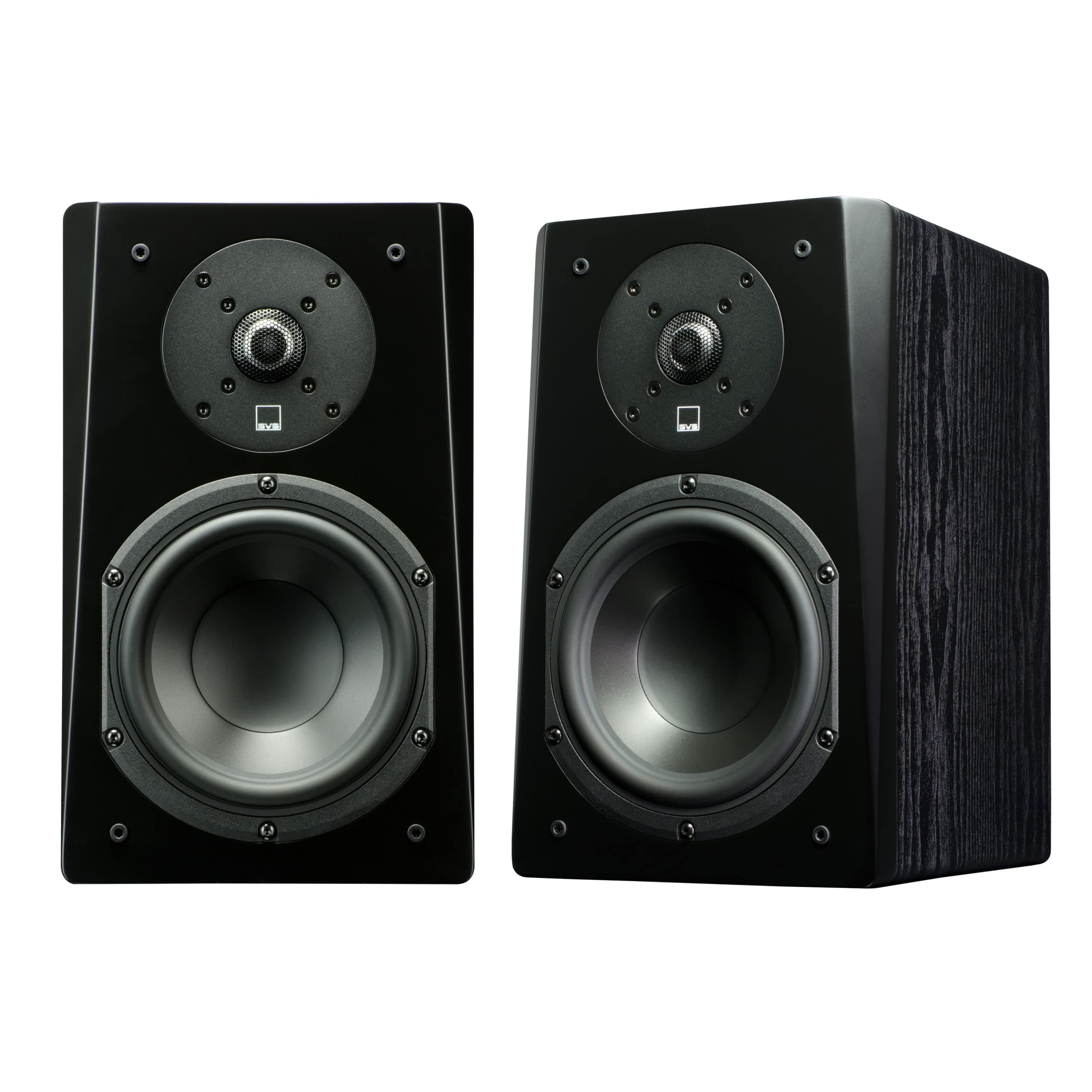 SVS Prime Bookshelf Speaker, Pair - Black Ash (Pack of1)
