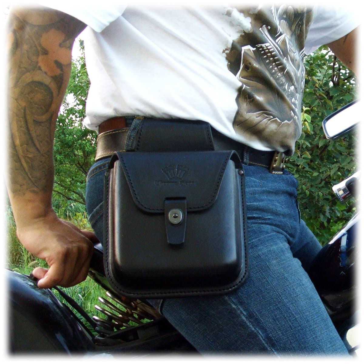 Chrome Heart Belt Biker Bag #25 Large