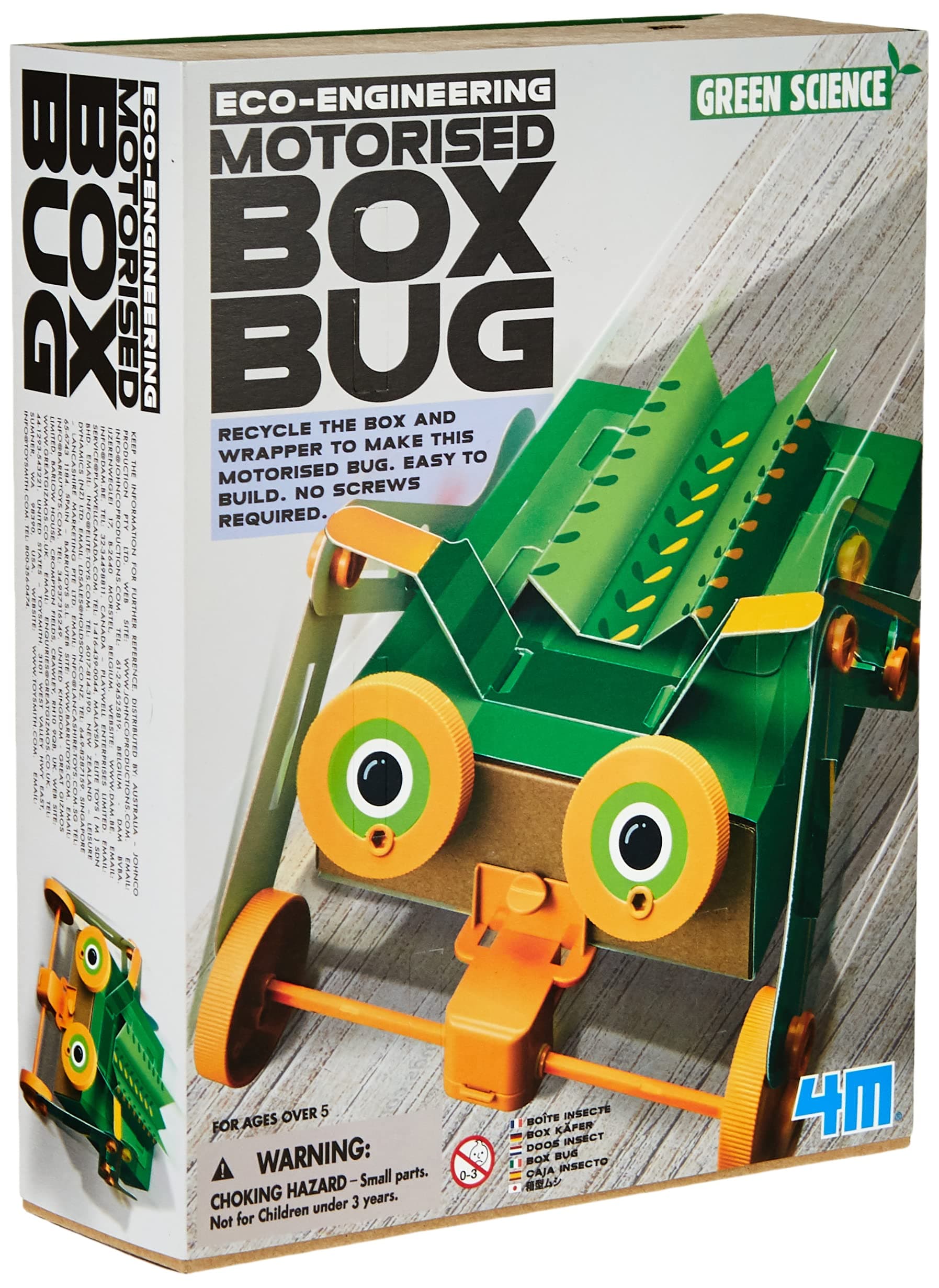 4M Box Bug Science Educational Toy, Green, 00-03388