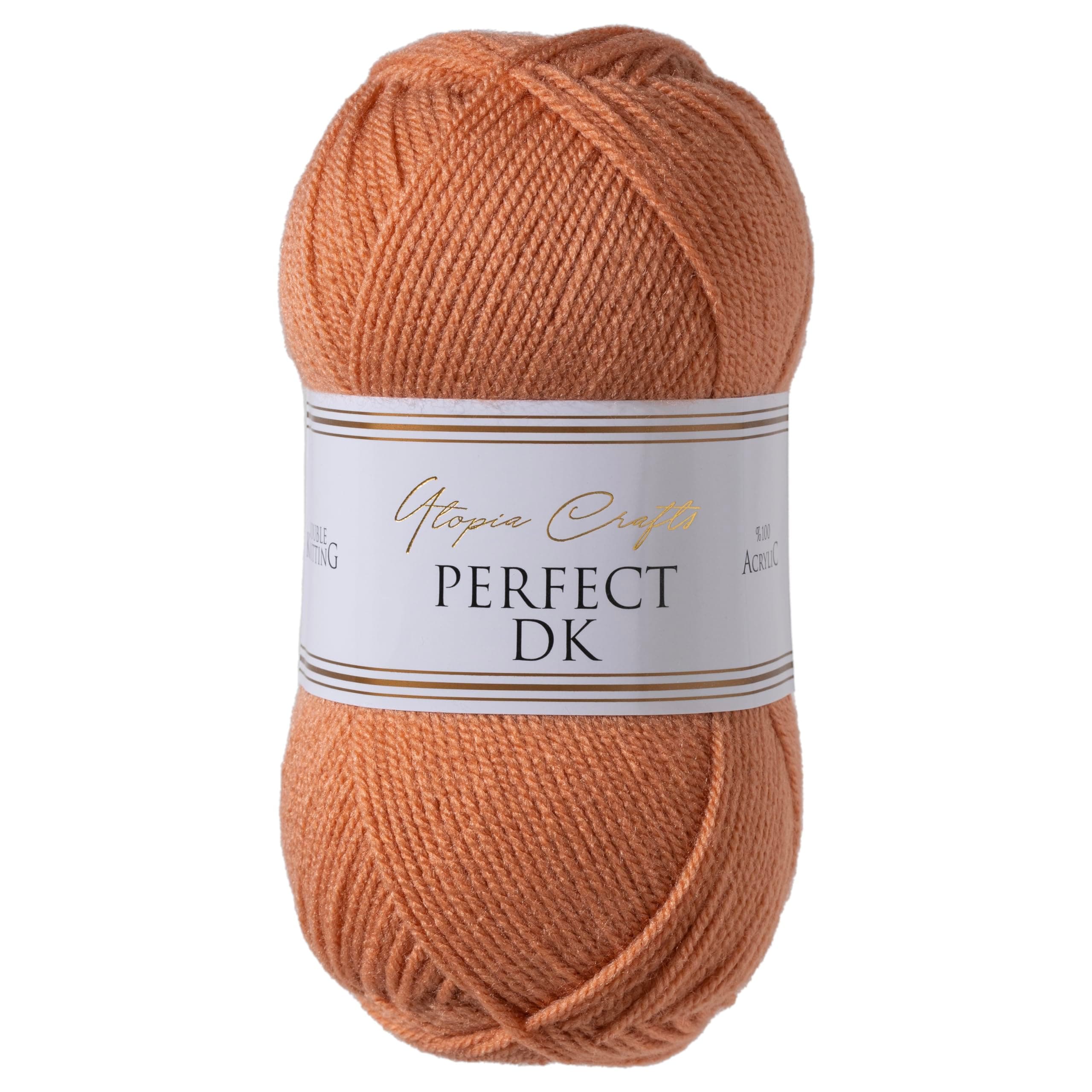 Utopia Crafts DK Double Knitting Yarn 100g (1, Potters Clay)