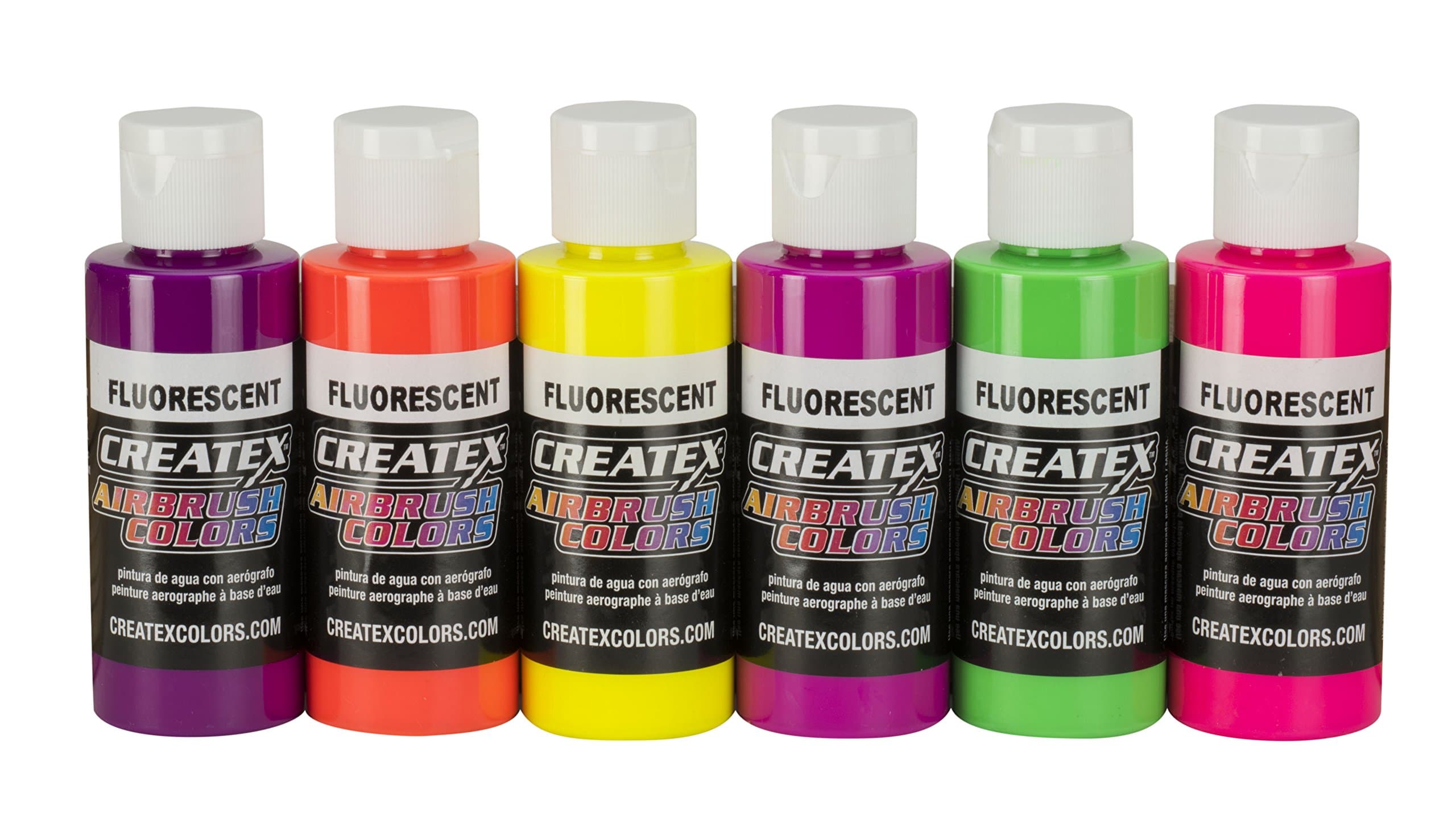 AIRBRUSH KIT/6 FLOURESCENT