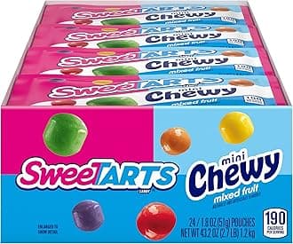 Mini Chewy, Candy, Mixed Fruit, 1.8 oz, 24 count