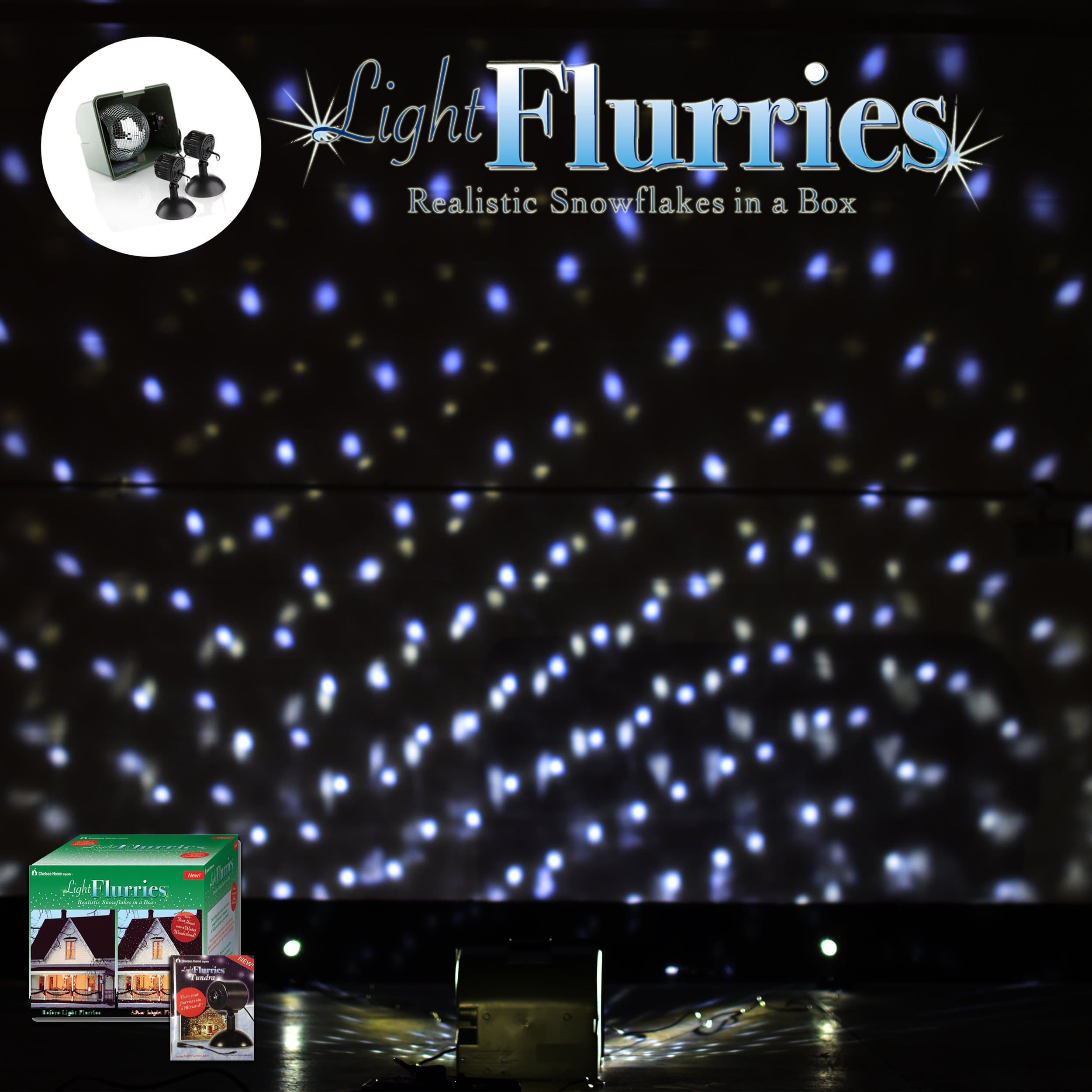 Light Flurries / Tundra Combo pack - LED Snowfall Projector