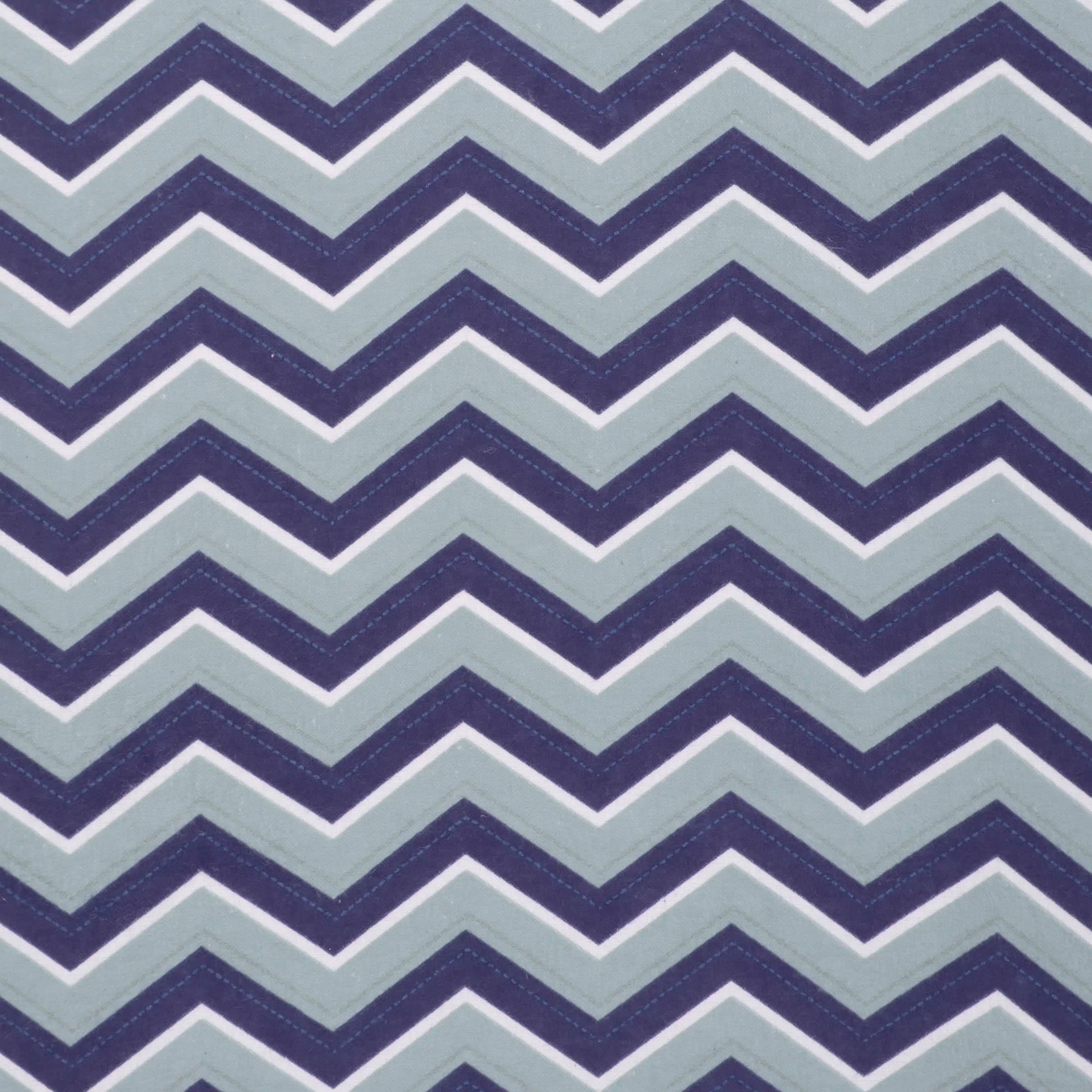 Mook Fabrics Flannel PRT Wave, Navy 15 Yard Bolt