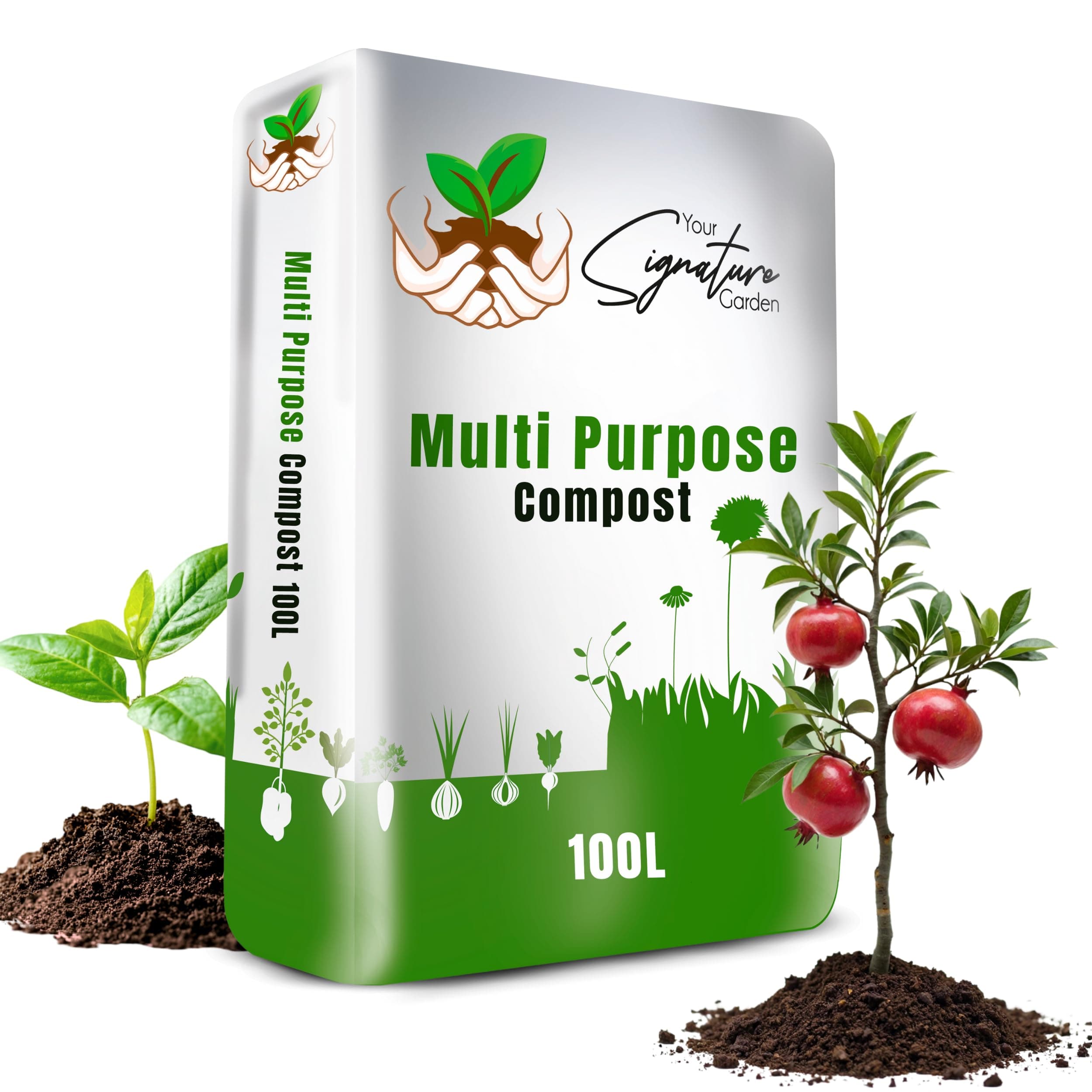 – Laeto Multi Purpose Compost - Premium Potting Compost for Healthy Growth Top-Grade Potting Soil Peat Free for Flowers, Vegetables & Plants 100 Litre Bag
