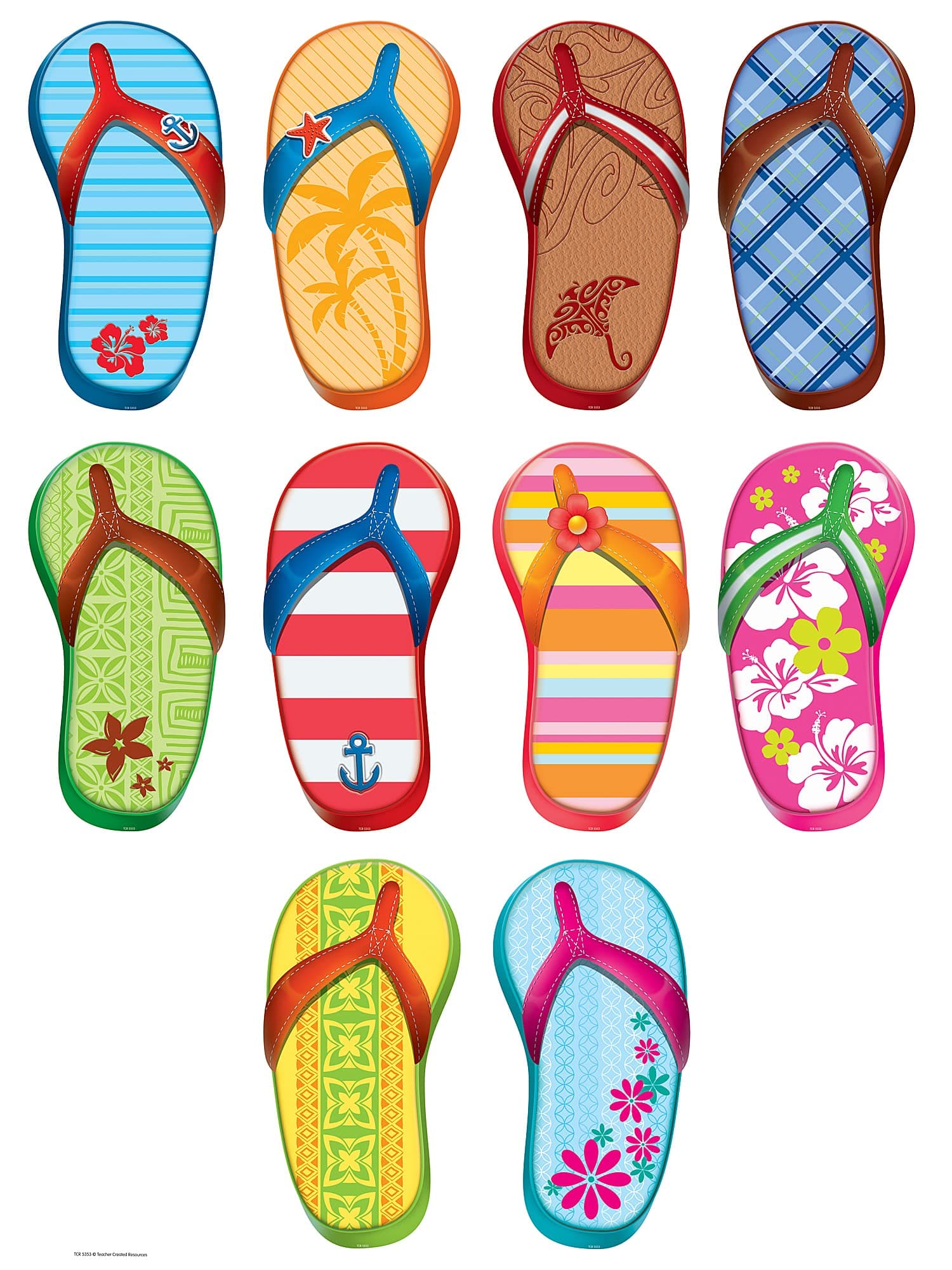 Teacher Created Resources 5353 Flip Flop Accents