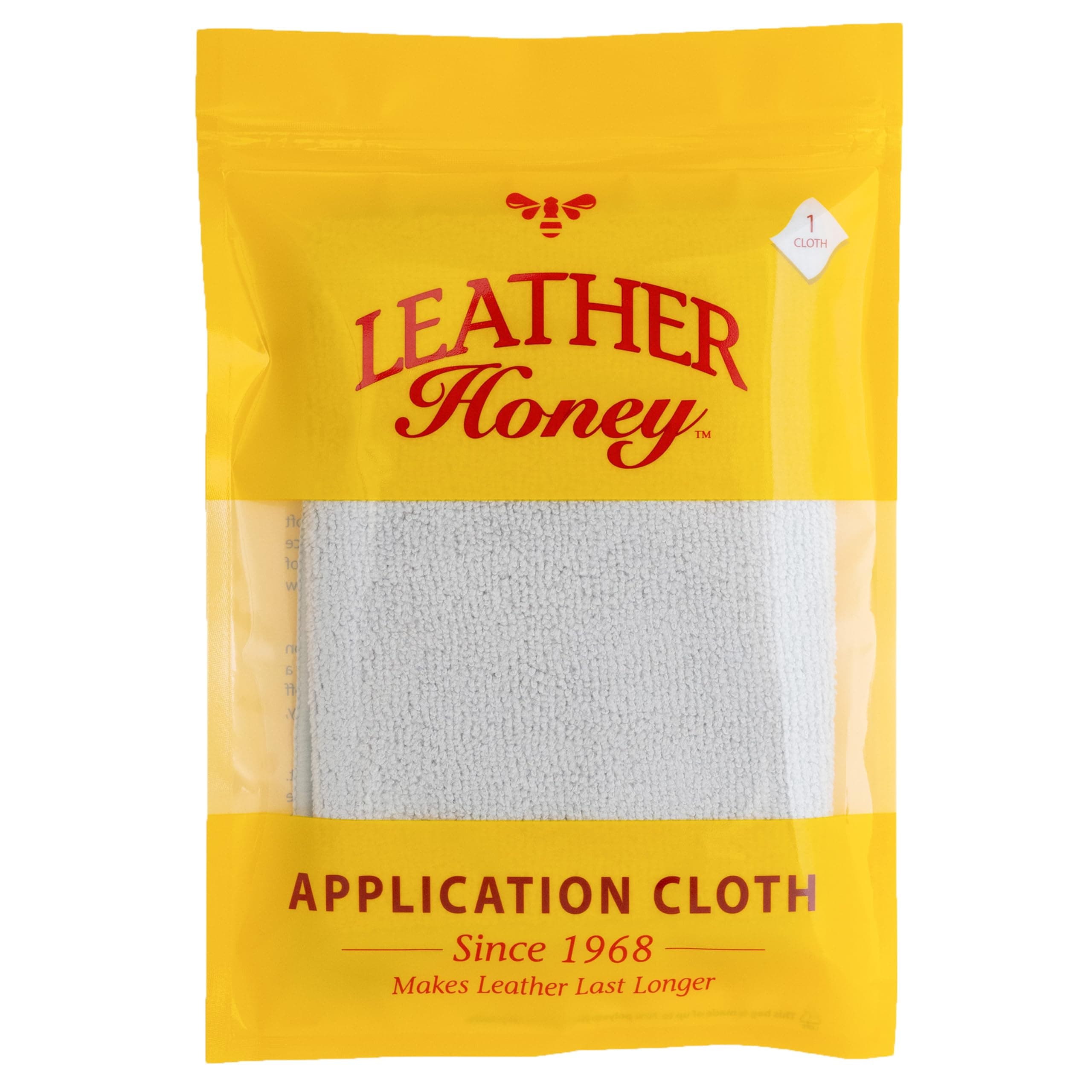 Lint-Free Application Cloth: Microfiber Cloth for Use with Leather Conditioner and Cleaner. Made in The USA Since 1968