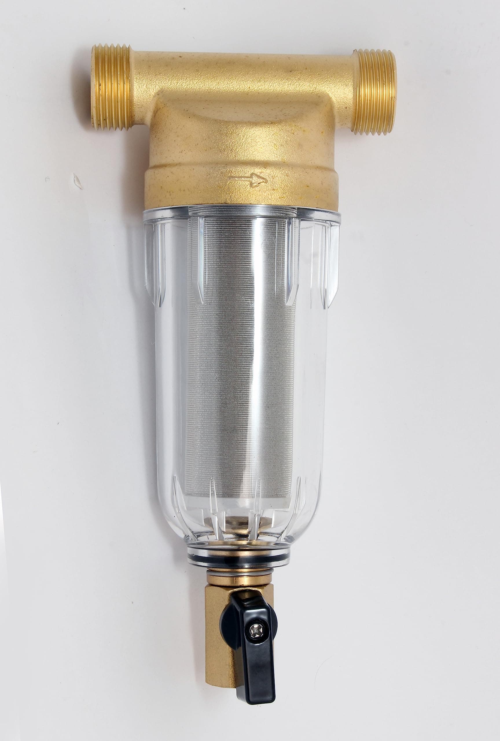 3/4" Water Pre Filter for Overhead Tank Sediment Filter for Cleaning Sand and Rust with 50 Mircron 316 Grade Wire Mesh and Siliphos Balls