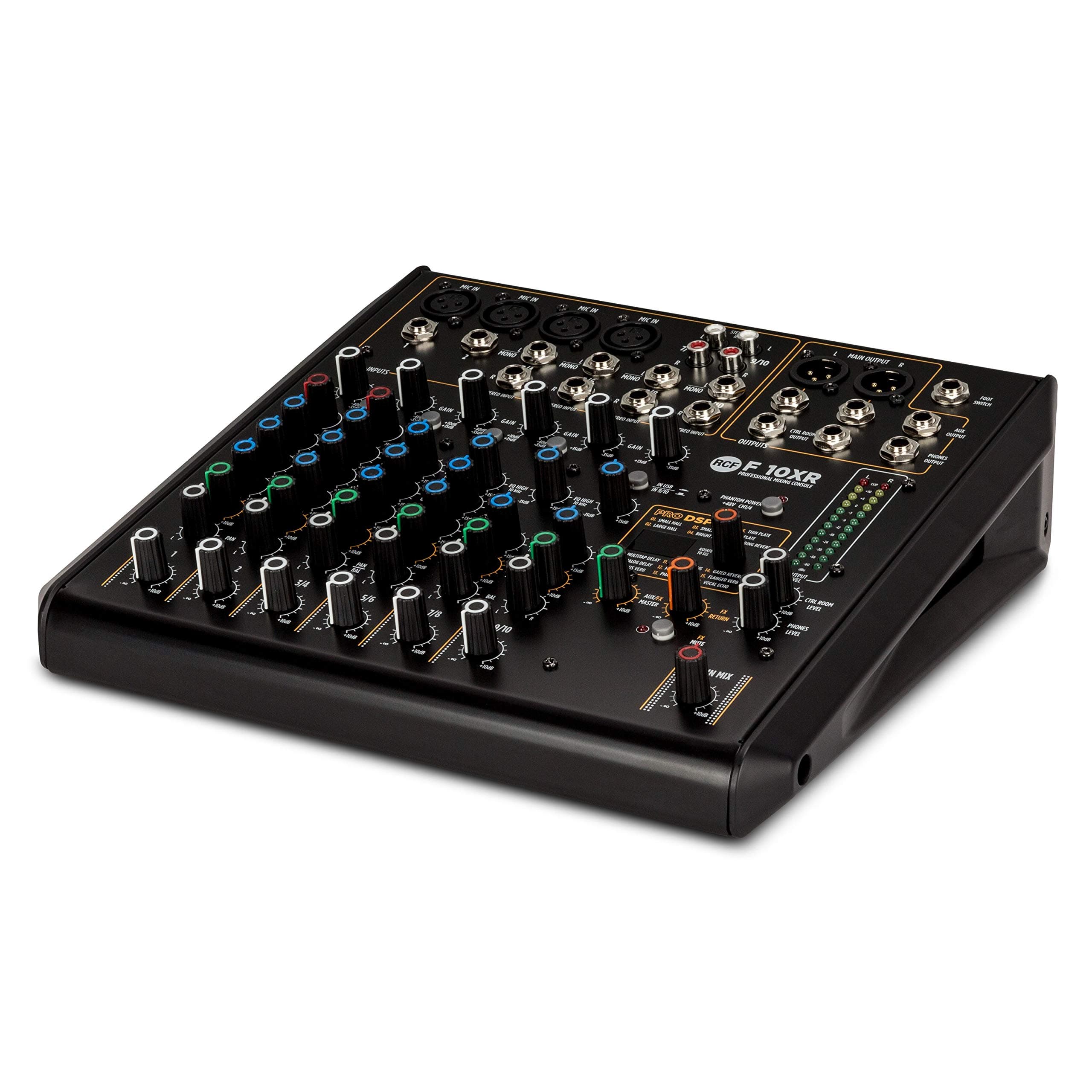 RCFF 10XR 10-Channel Mixing Console with Multi-FX & Recording
