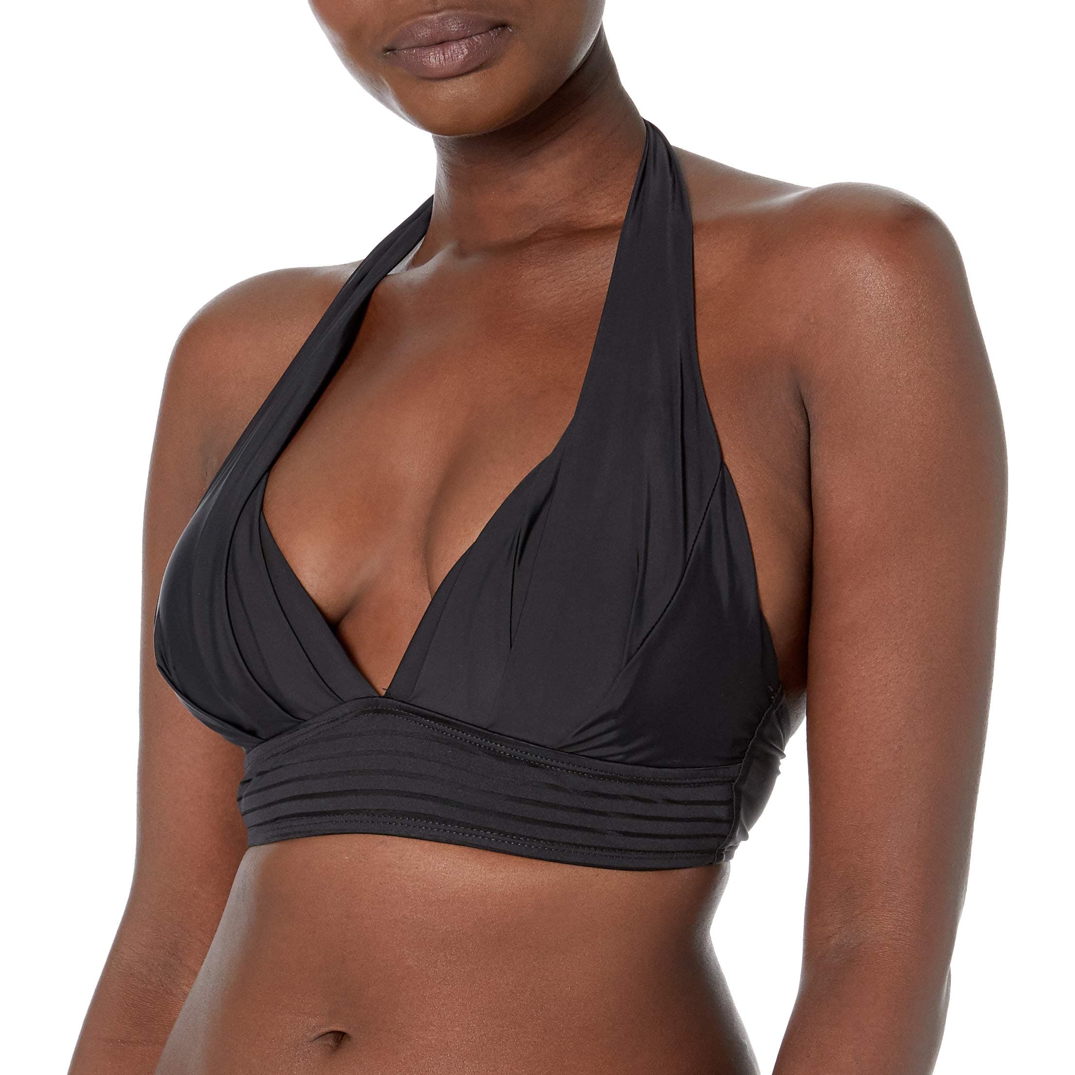 Women's Molded Cup Halter Swimsuit Bikini Top