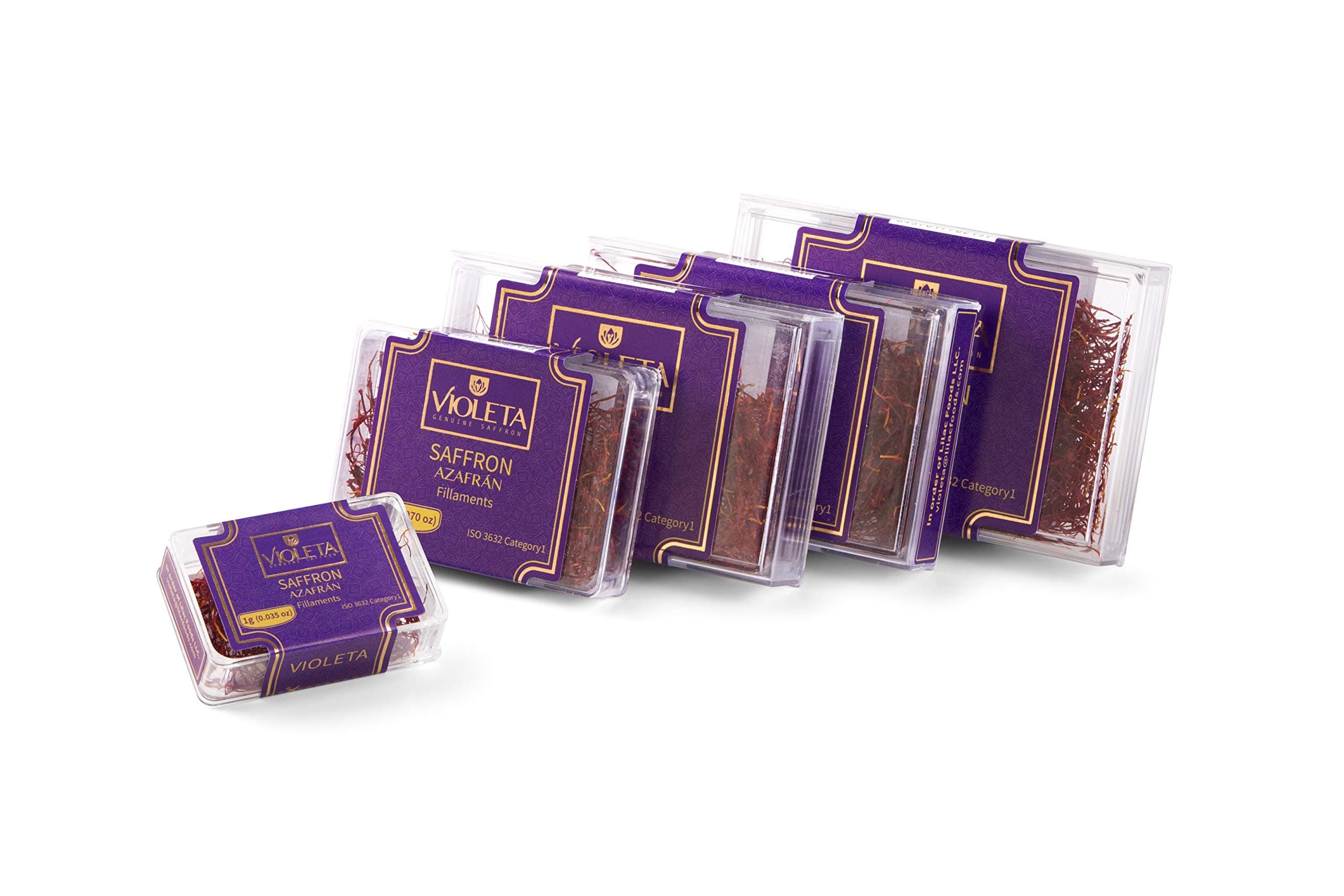 Violeta Pure Spanish Saffron Grade A Premium Red Threads [1 gram]