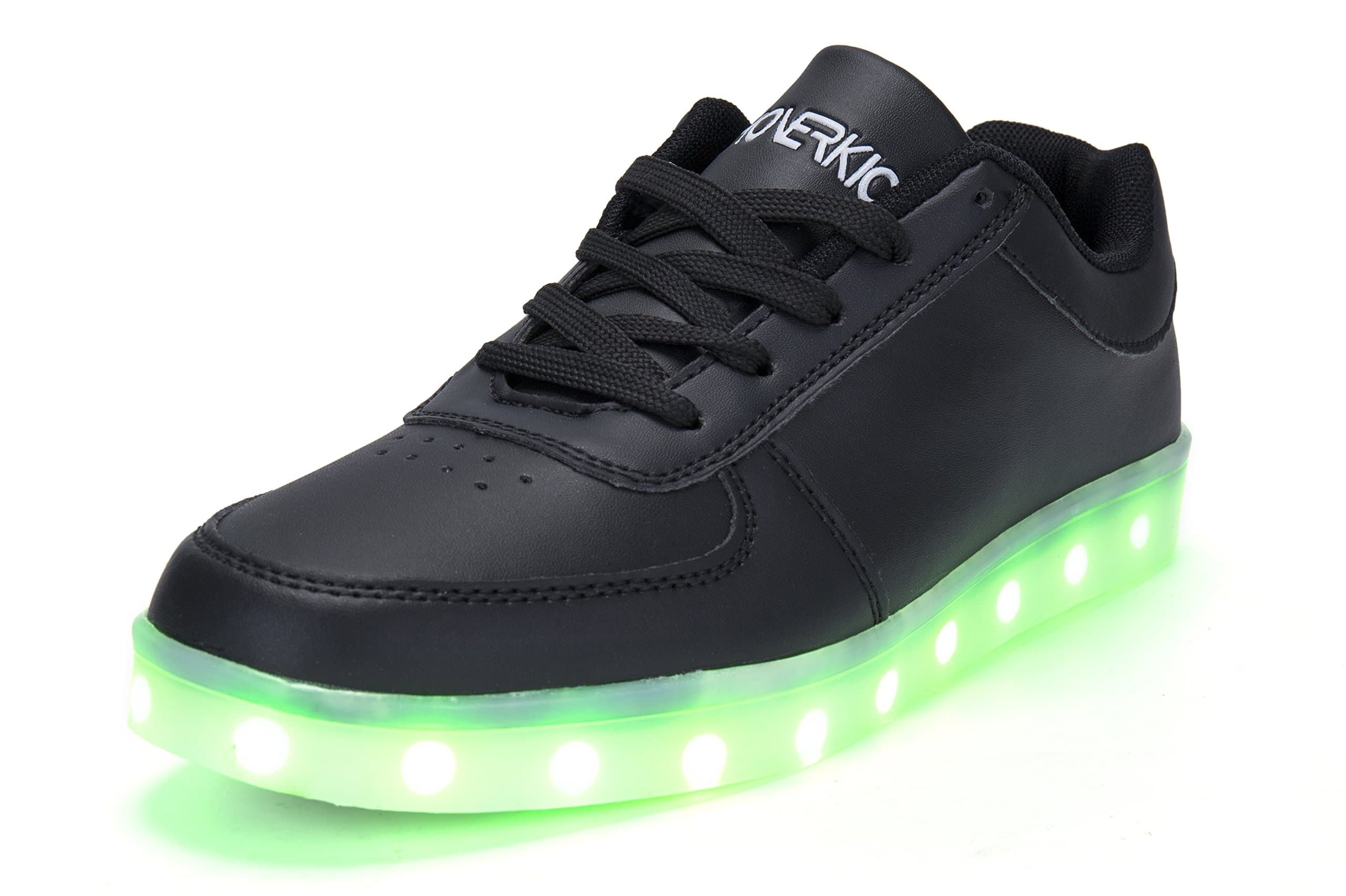 Light Up Shoes Hoverkick Big Kids Nova (Black) with Remote Control for Led Sneakers