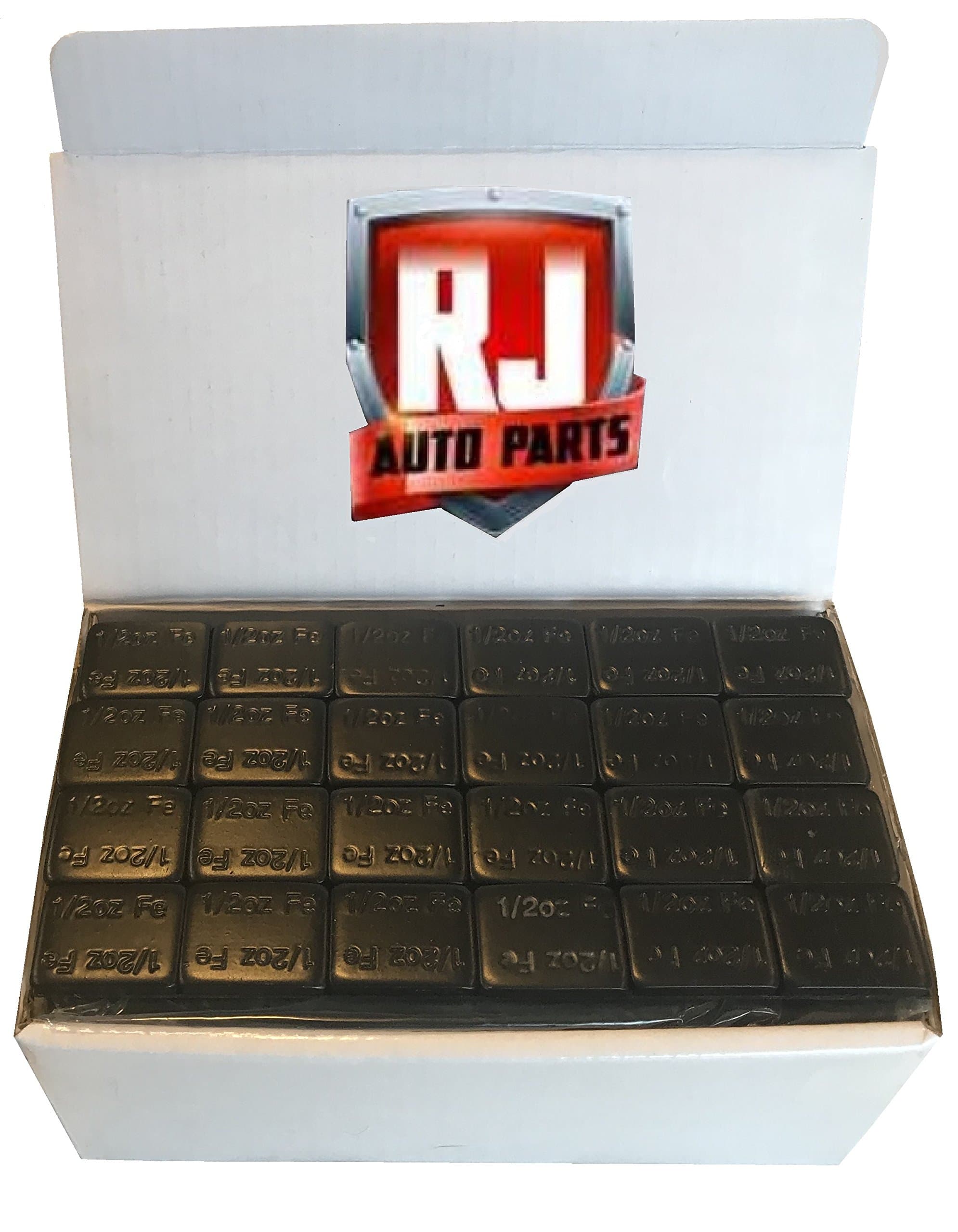 1 Box Wheel Weights, Black 1/2 oz, Stick-on Adhesive Tape, (9 lbs) 288 Pieces