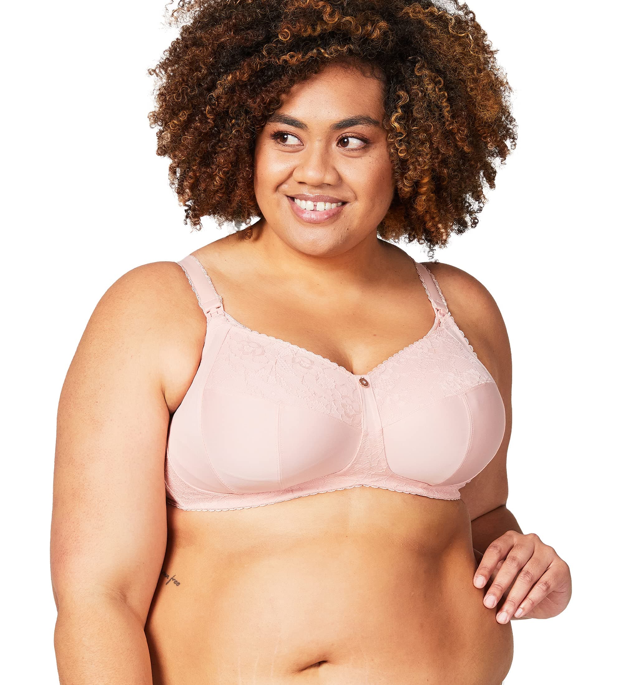 Cake Maternity Tea Wireless Nursing Bra, Soft Cup Wirefree Full Coverage Maternity Bra