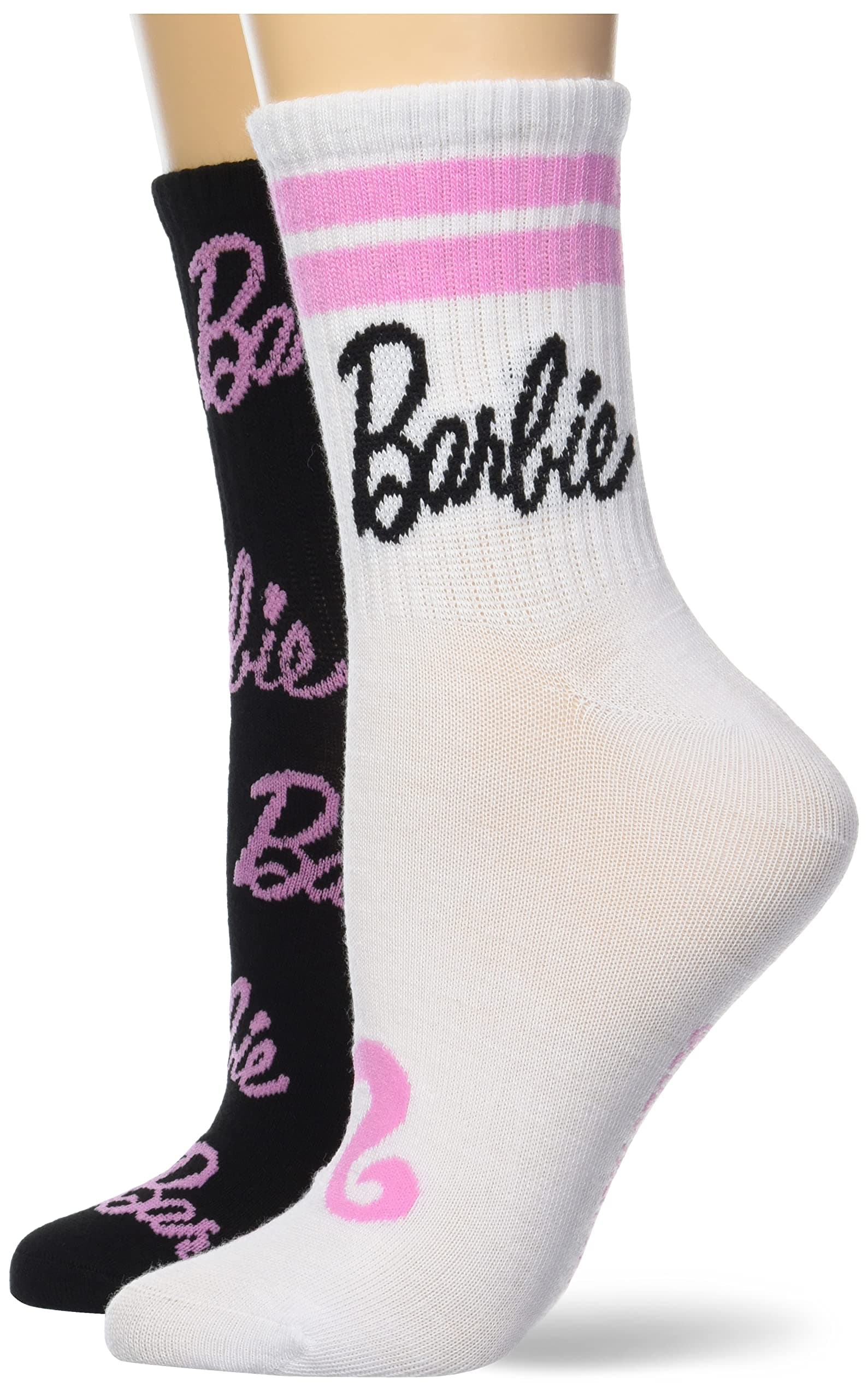 Womens Classic 2 Pack Mid Crew Socks