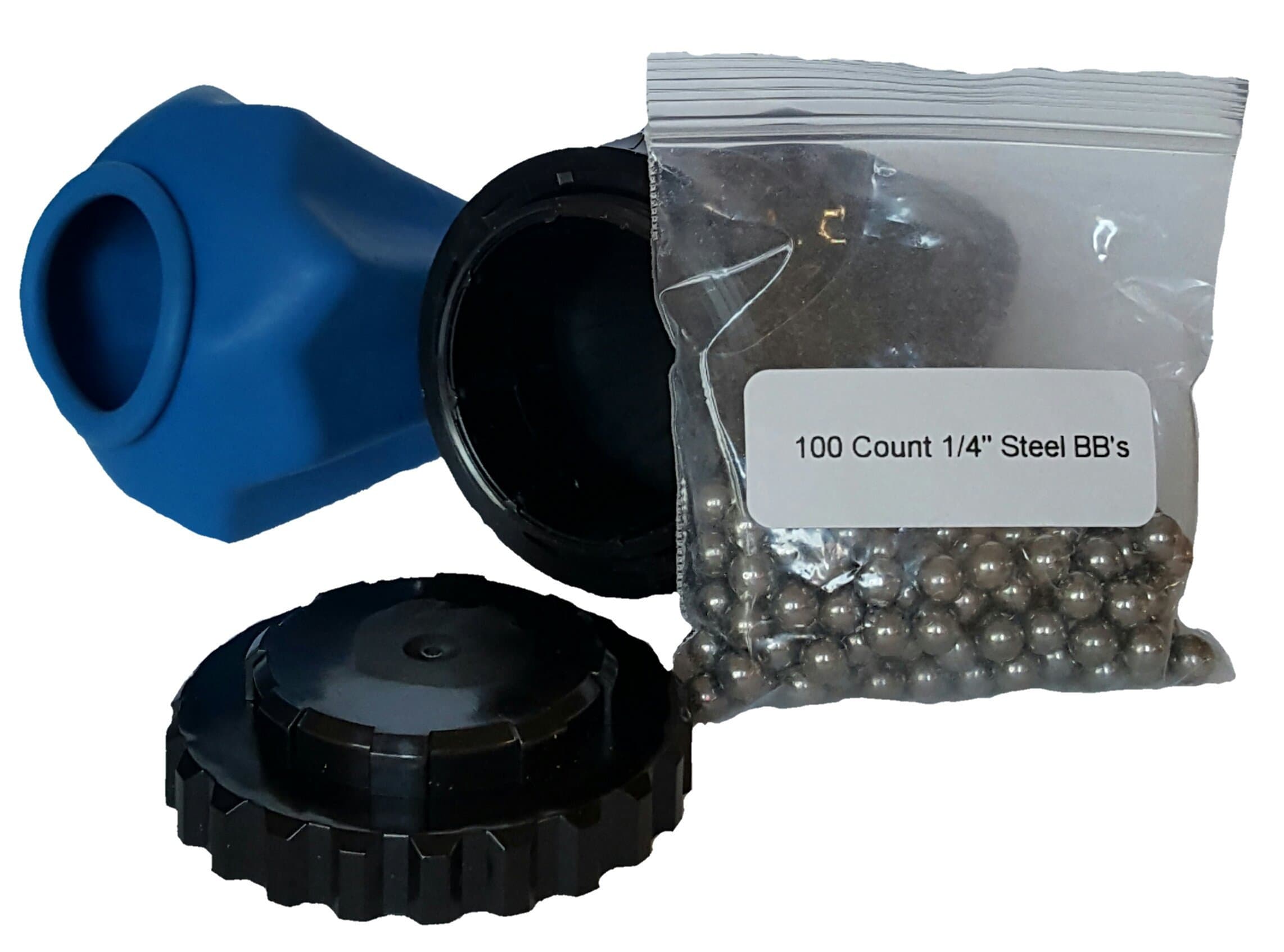 The Pocket Shot (Black) Includes 100 count 1/4" Ammo and 2 pouches - Standard and Pro Made in America!