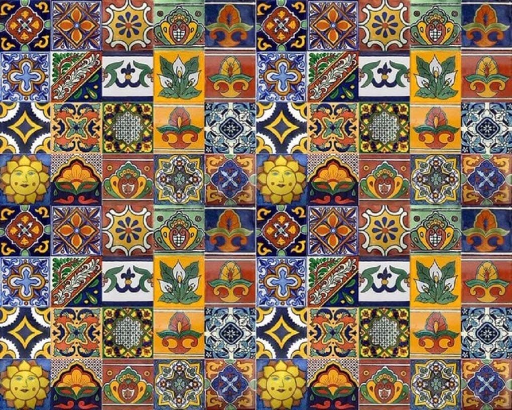 myCustomMade 100 Mexican 2x2 Mosaic Tile Mix