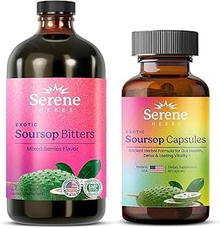 Sweet Support Stack – Soursop Capsules + Mixed Berry Bitters