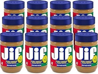 Crunchy Peanut Butter, 16 oz Jar, 12 Count Case