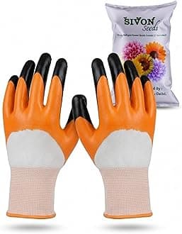 Gardening Gloves for Digging & Planting | Cut Resistant Gloves for Nursery Plants | Reusable Garden Farming Gloves | Gloves for Digging, Planting & Pruning