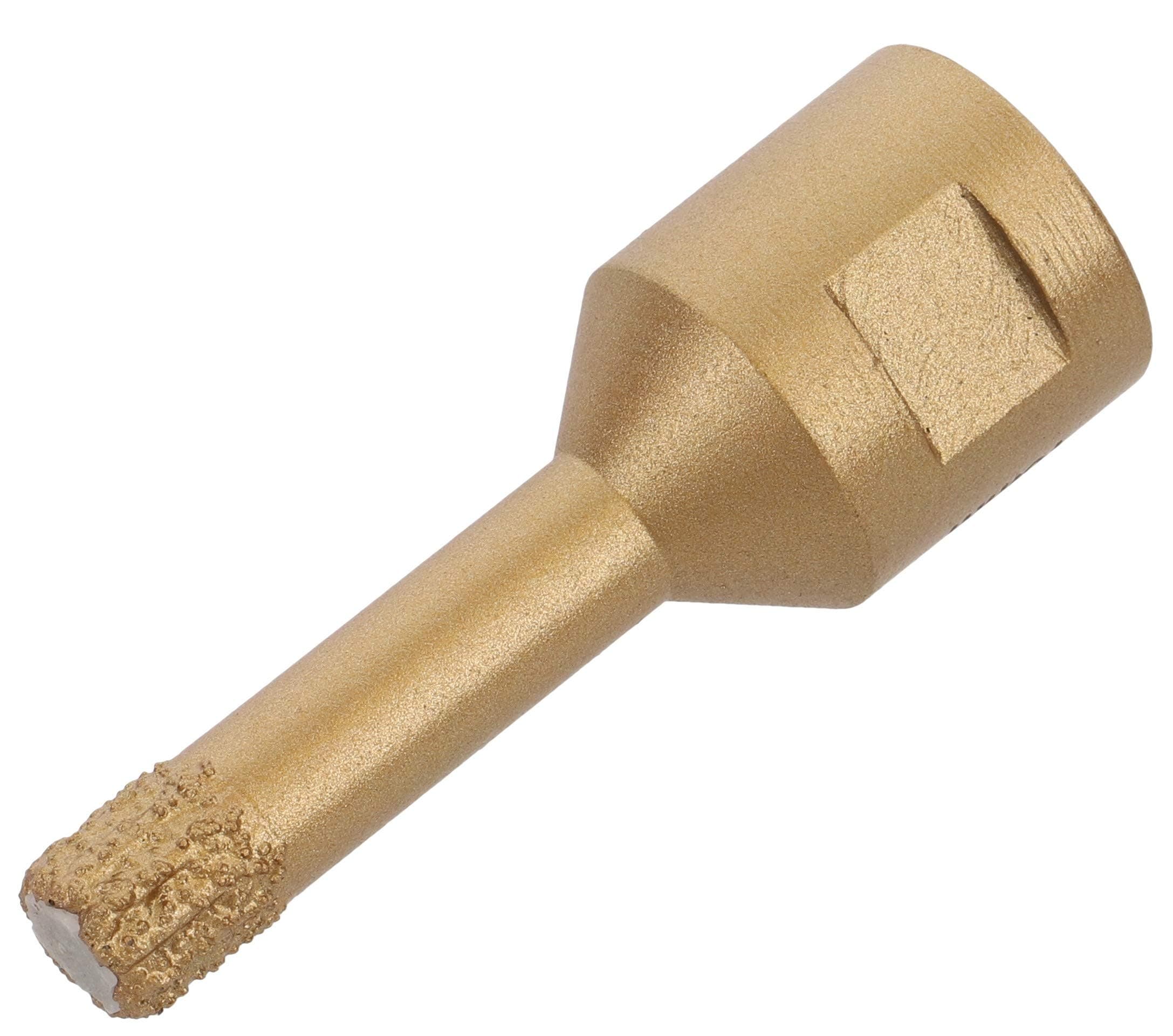 PRODIAMANT Professional Tile Drill bit Tile 10 mm x M14 Diamond Drill bit Angle Grinder for Dry Drilling in fine Stoneware, Wall Tiles and Natural Stone