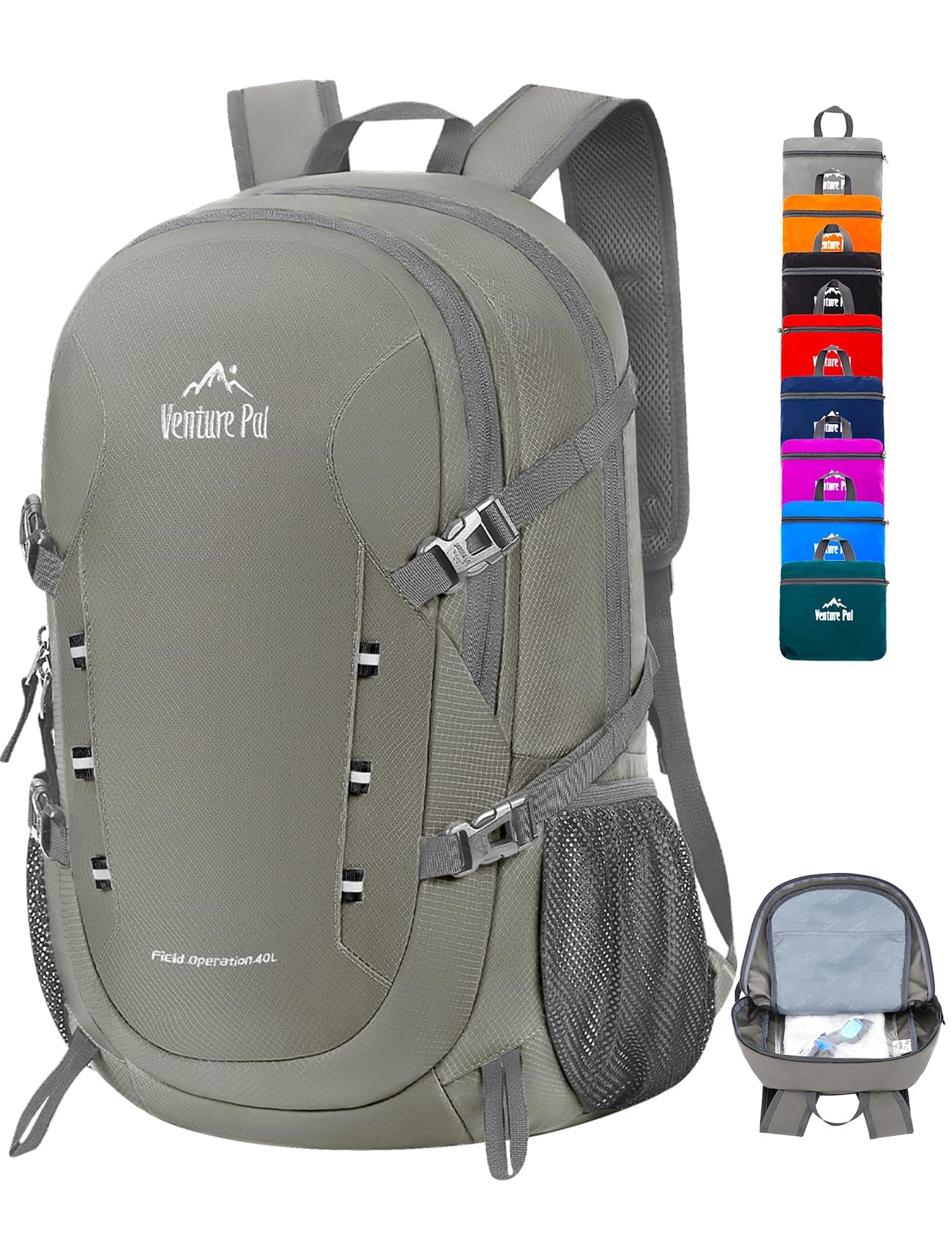 Venture Pal 40L Lightweight Packable Waterproof Travel Hiking Backpack Daypack
