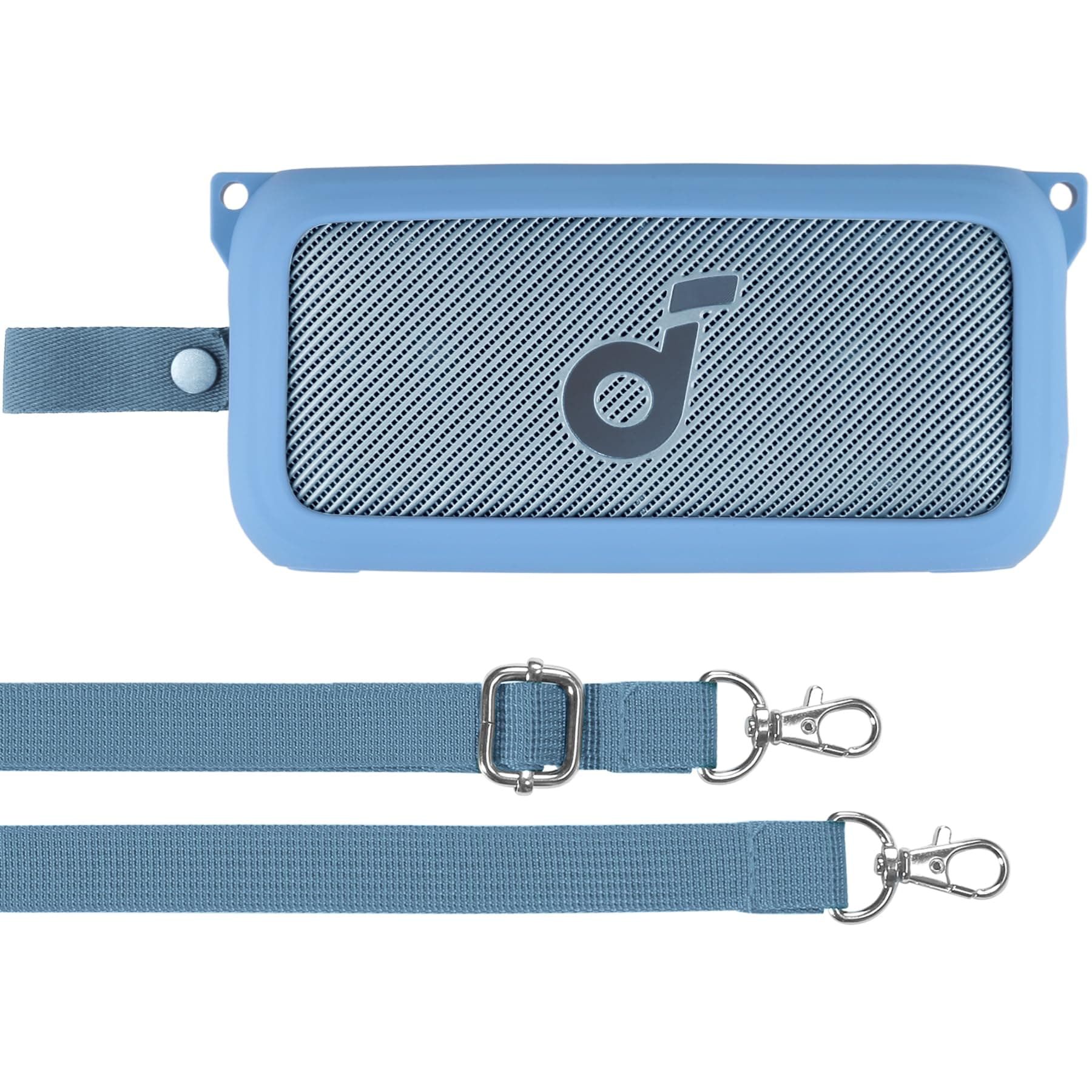 co2CREA Soft Silicone Case Compatible with Anker Soundcore Motion 300 Wireless Hi-Res Portable Speaker, Blue Cover