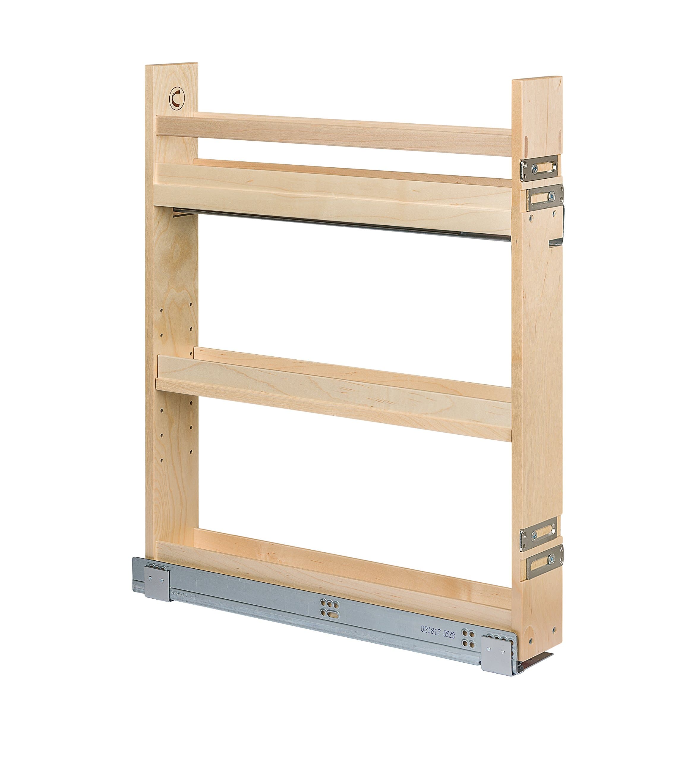 Cascade Series CASBO35PF Base Cabinet Pull-Out Kitchen Organizer 3-7/8"W x 26-3/4"H x 21-1/2"D - Baltic Birch - Blum Soft Close Slides