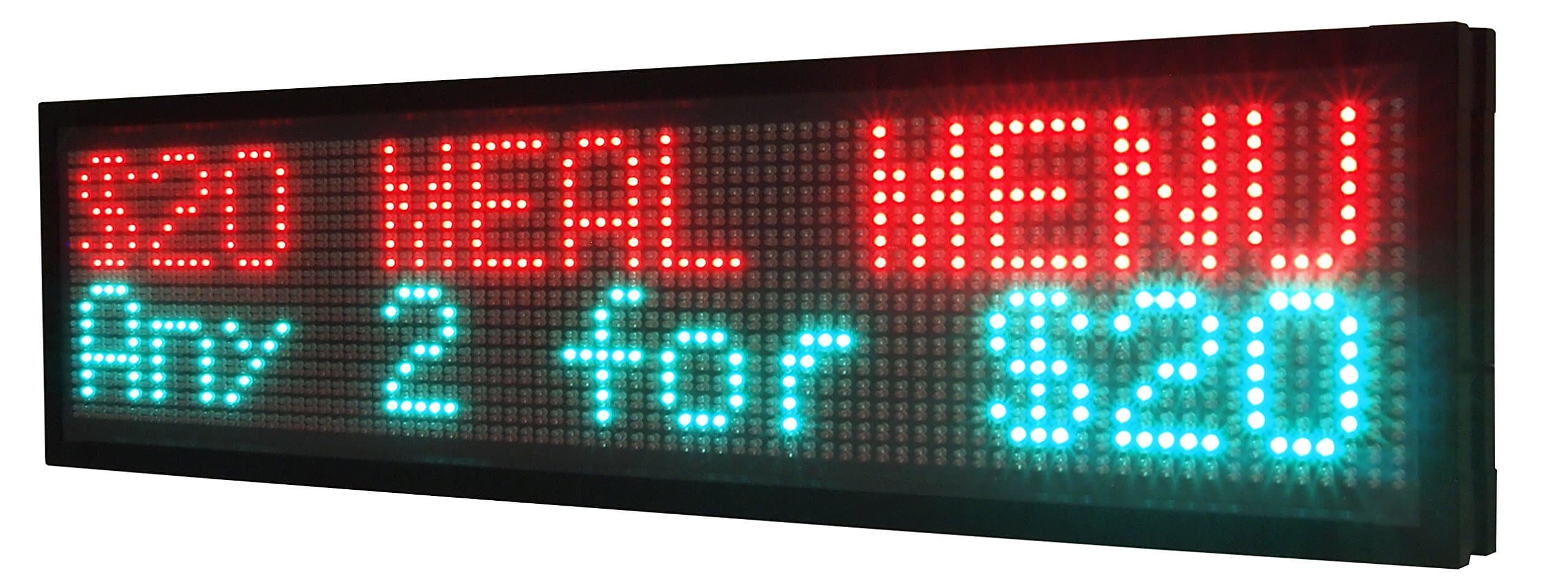 Newon Banner-Lite Scrolling LED Window Message Sign, 10.75 x 41.5 x 2.75 Inches (8259)